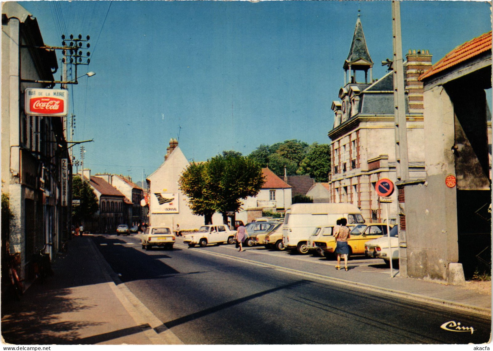 CPM Rosny-sur-Seine Rue Nationale FRANCE (1452476)