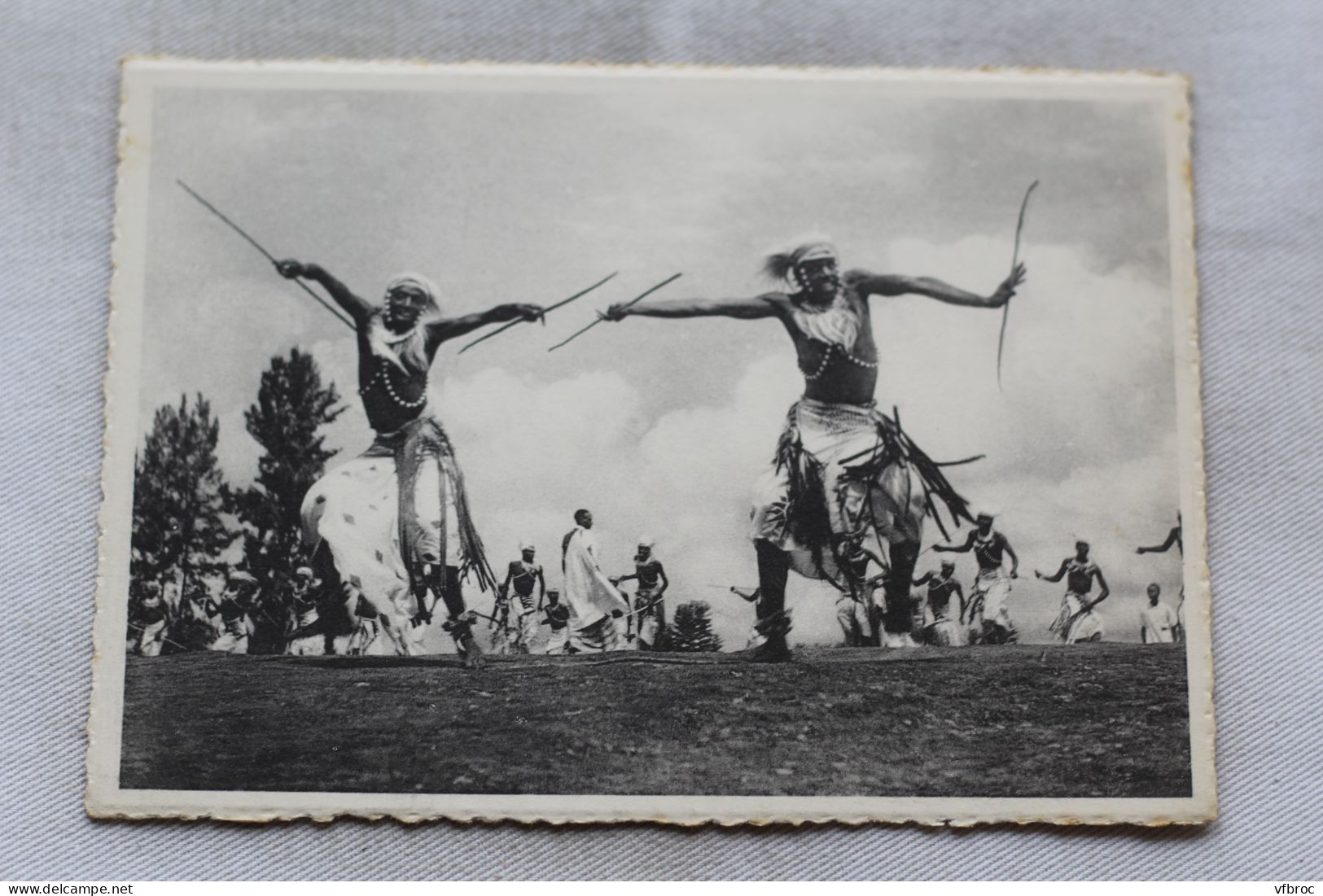 Cpm, Ruanda, danseurs Watuzi