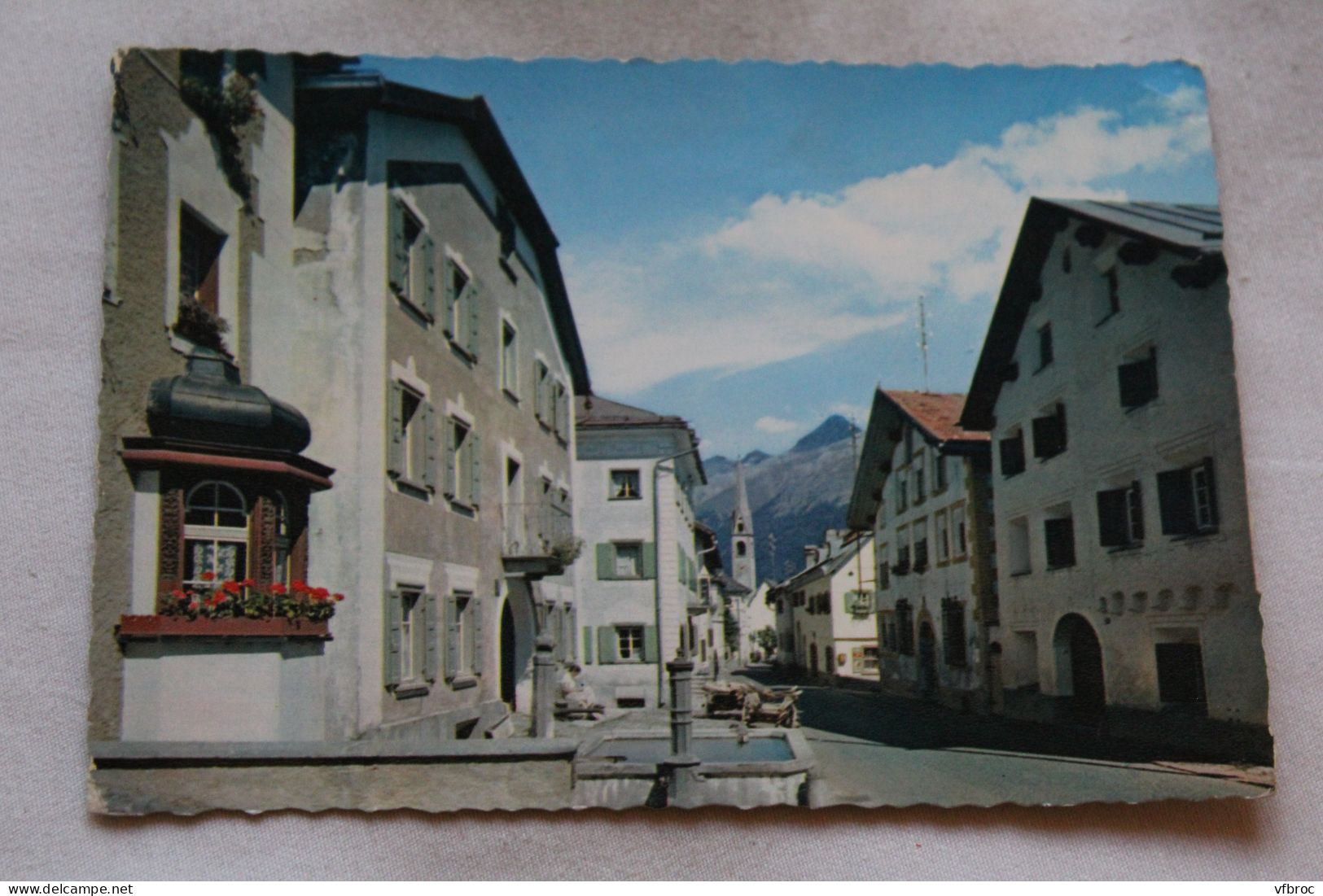 Cpm, S- Chanf, mit Piz d'Esan, Suisse