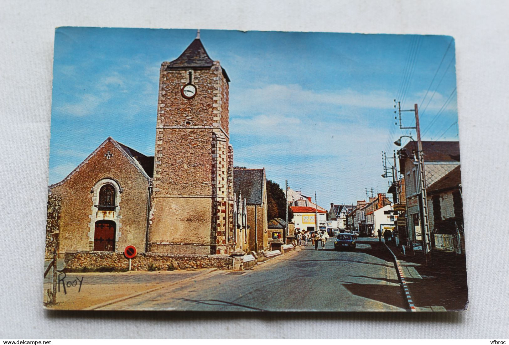 Cpm, Saint Brévin les Pins, l'église et le centre, Loire Atlantique 44