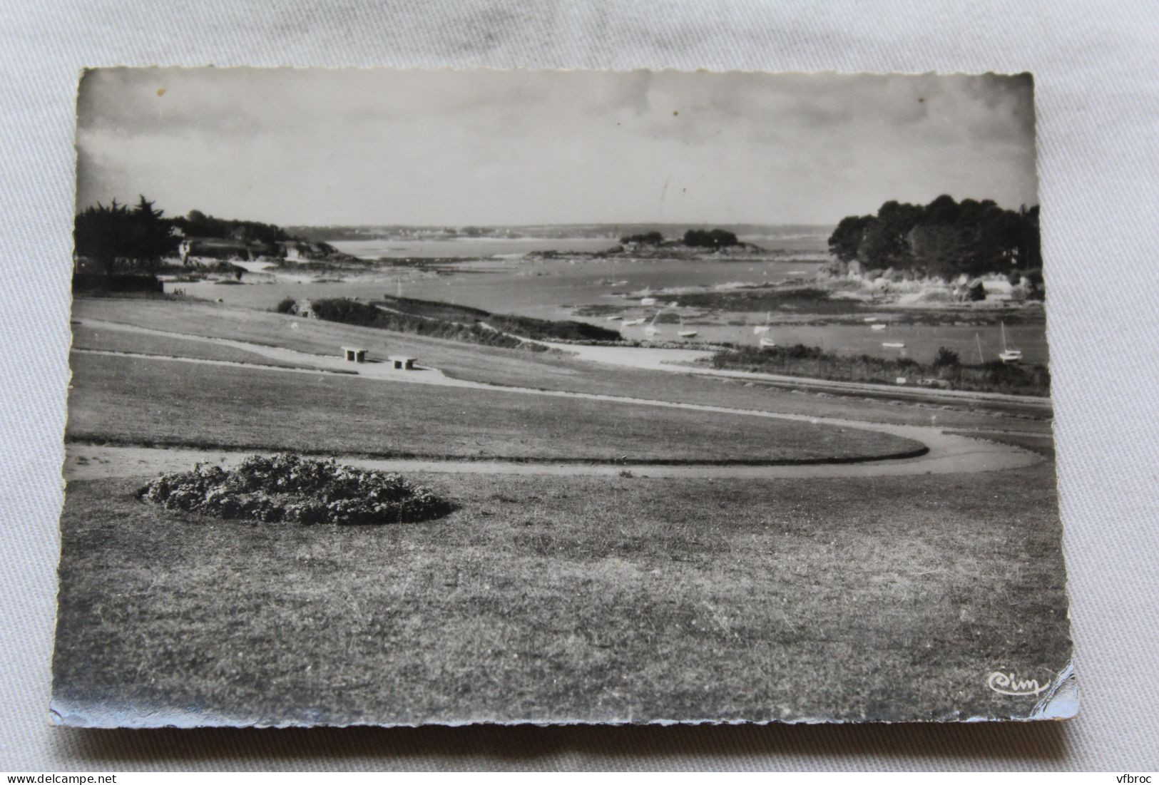 Cpm, Saint Briac, le jardin public, Ille et Vilaine 35