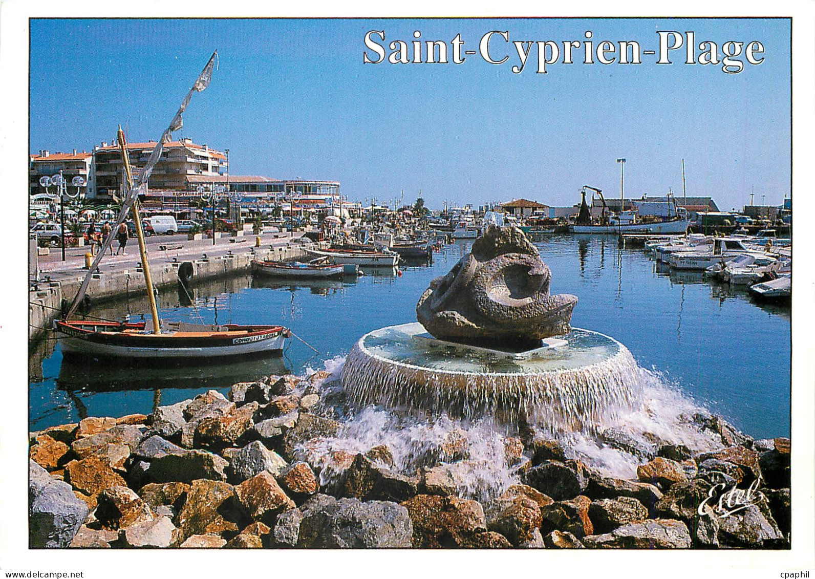 CPM Saint Cyprien Plage Pyrenees Orientales