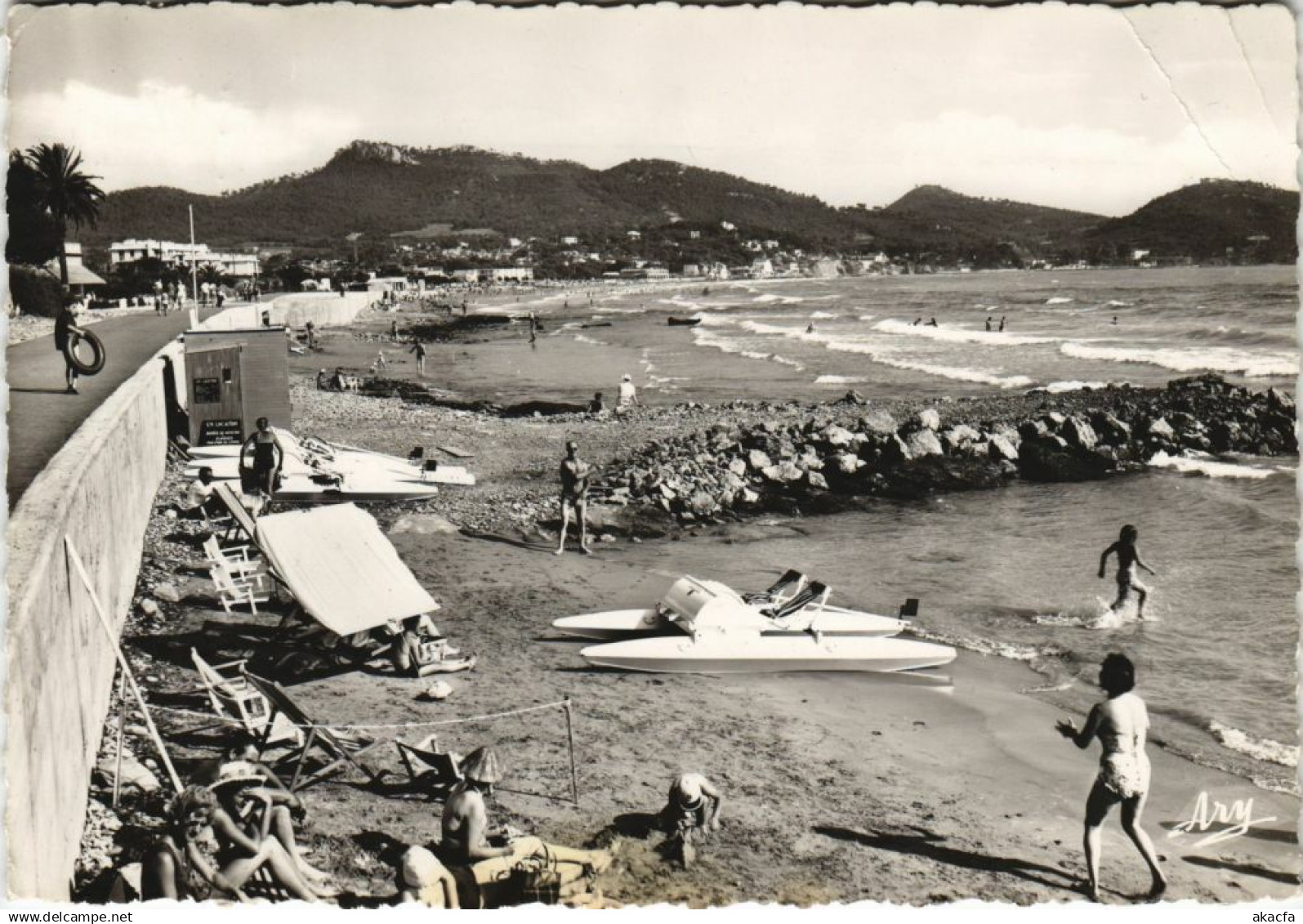 CPM SAINT-CYR-sur-MER LES LECQUES - Plage des Lecques (1112111)