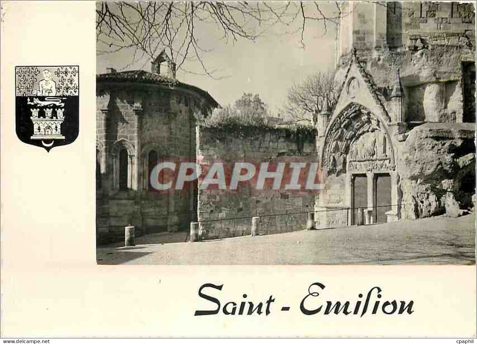 CPM Saint Emilion Gironde L'Eglise Monolithe