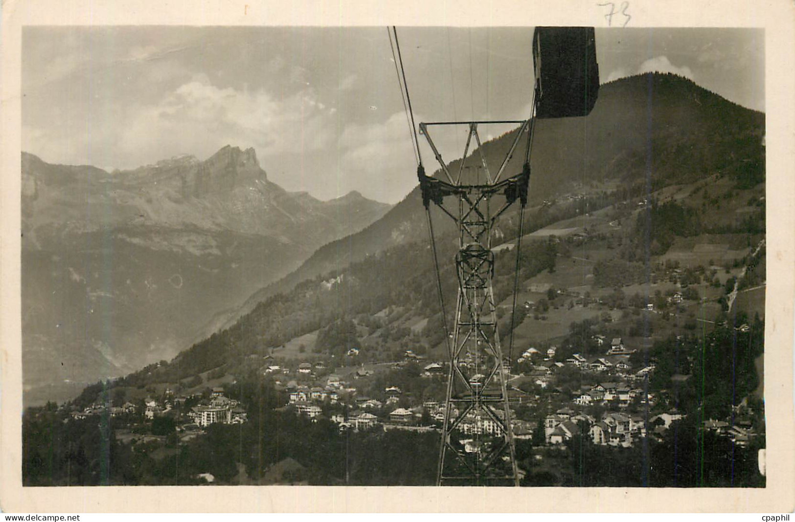 CPM Saint Gervais Les Bains Telepherique du Bettex et Tete Noire