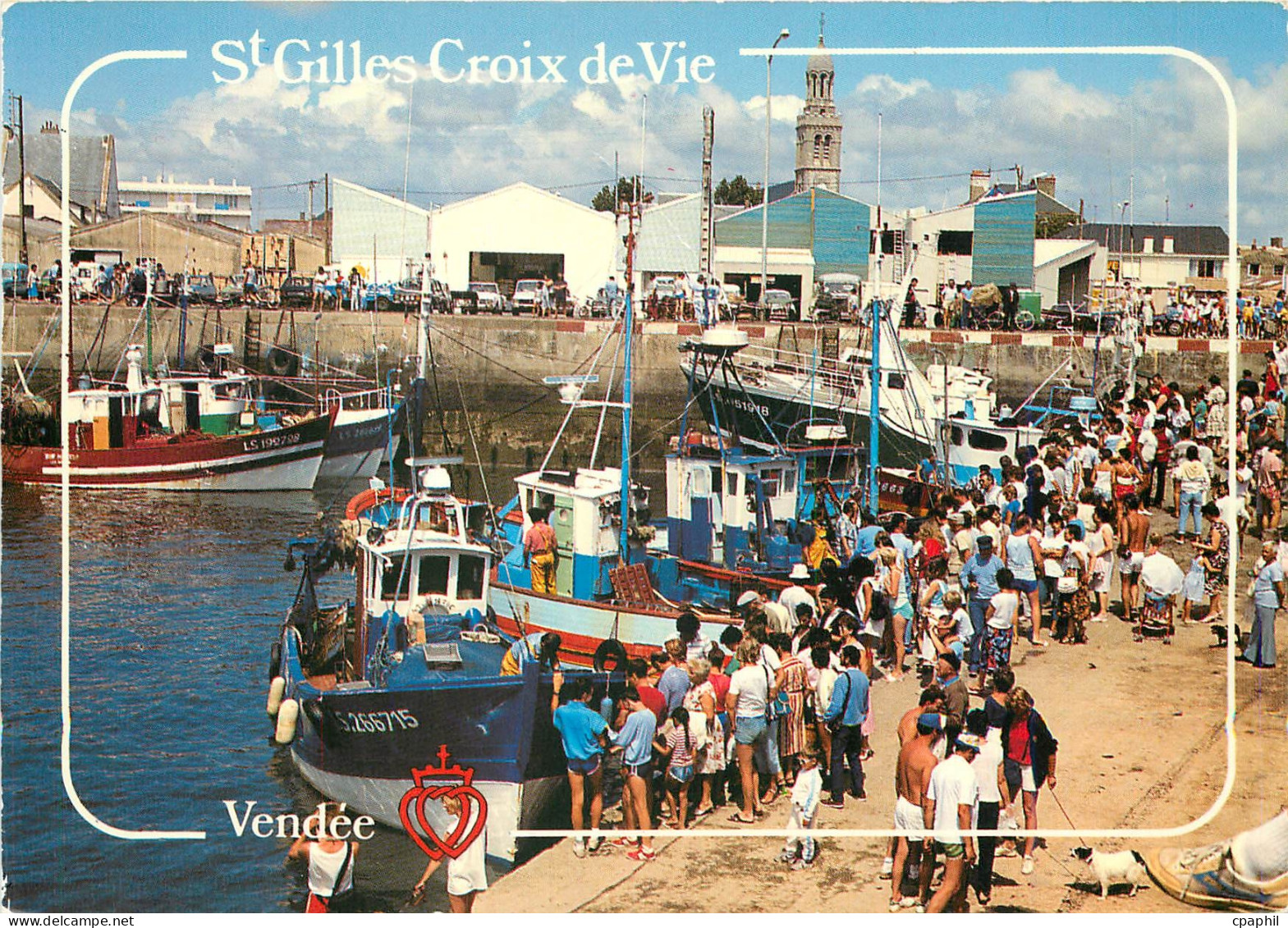 CPM Saint Gilles Croix de Vie Pe Port de Croix de Vie