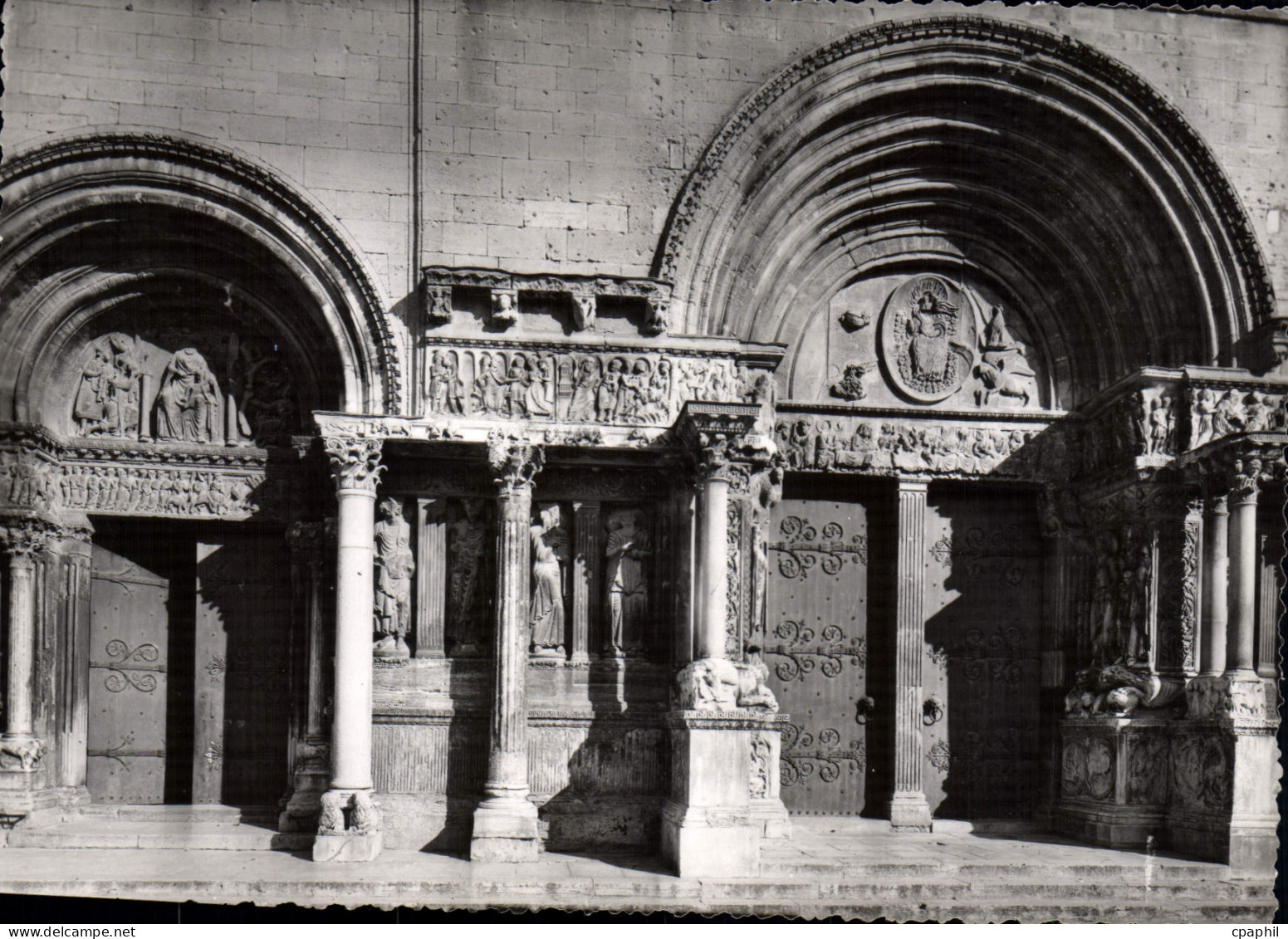 CPM Saint Gilles Facade De I'Eglise