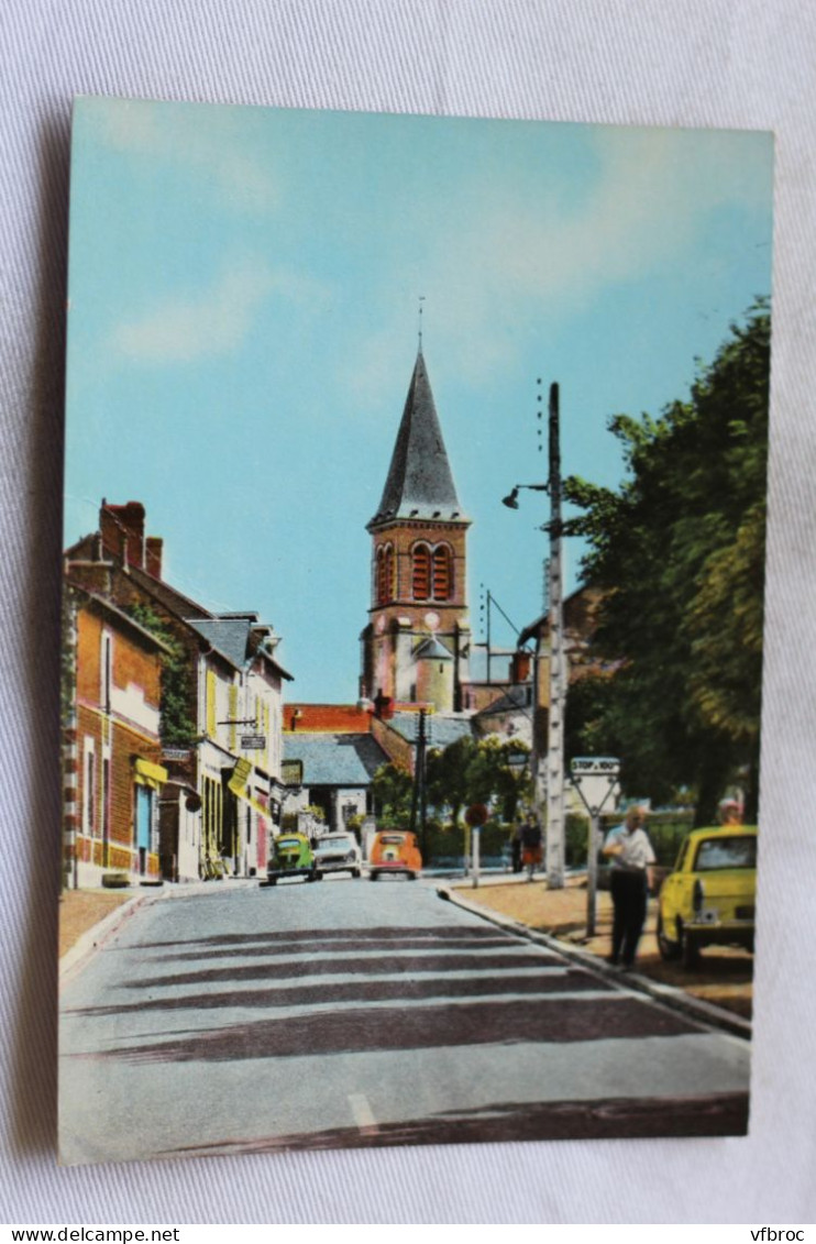 Cpm, Saint Honoré les Bains, avenue Jean Mermoz, Nièvre 58