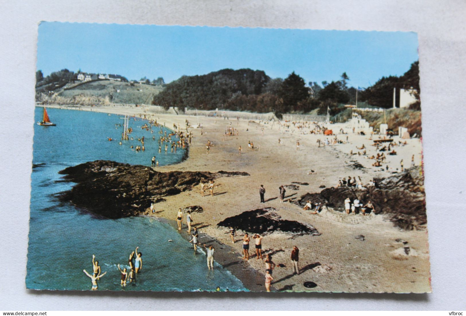 Cpm, Saint Jacut de la mer, plage des Haas, Cotes d'Armor 22