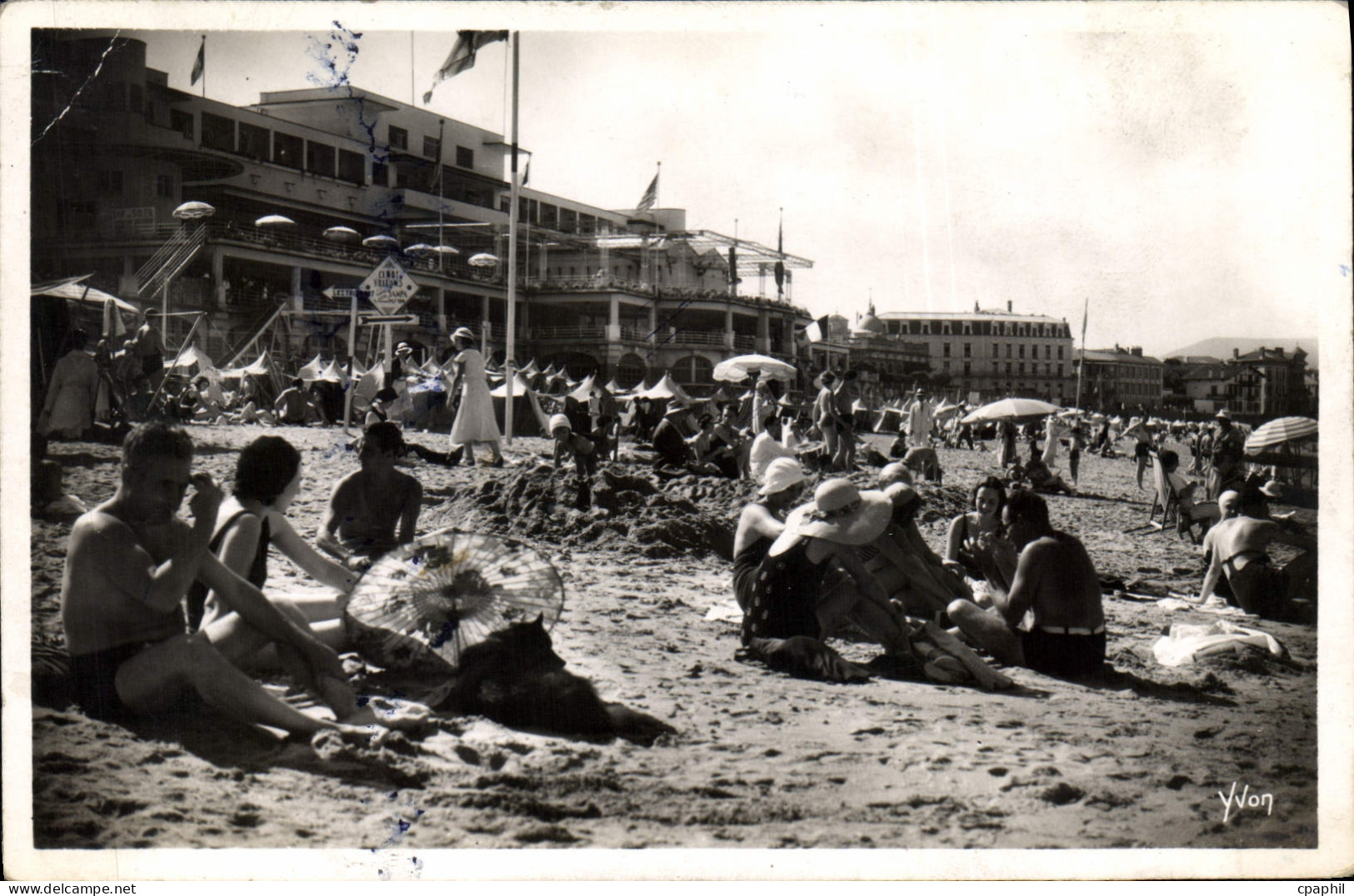 CPM Saint Jean de Luz Cote Basque Saint Jean de Luz La Plage et le Casino