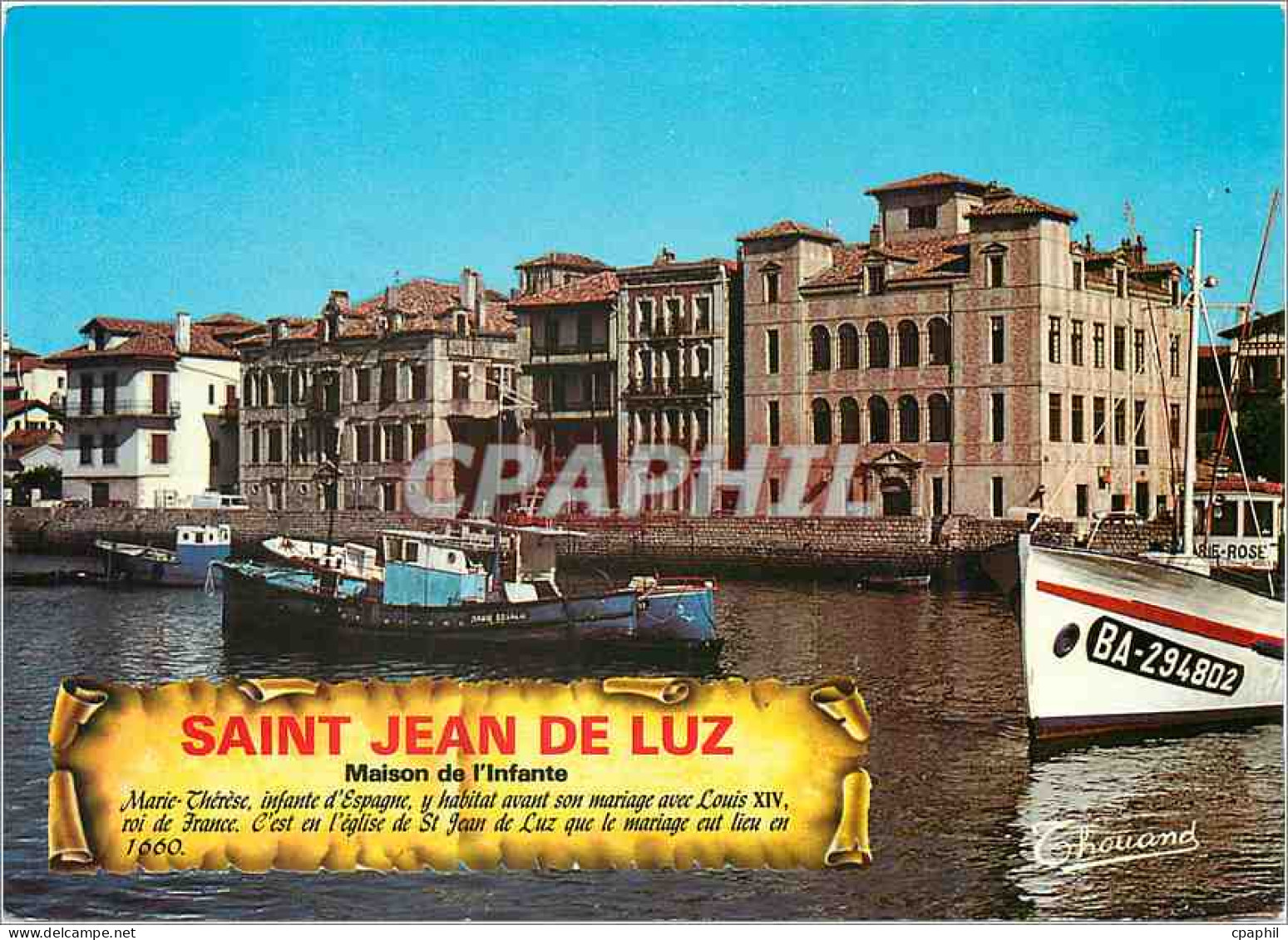 CPM Saint Jean de Luz Maison de l'Infante
