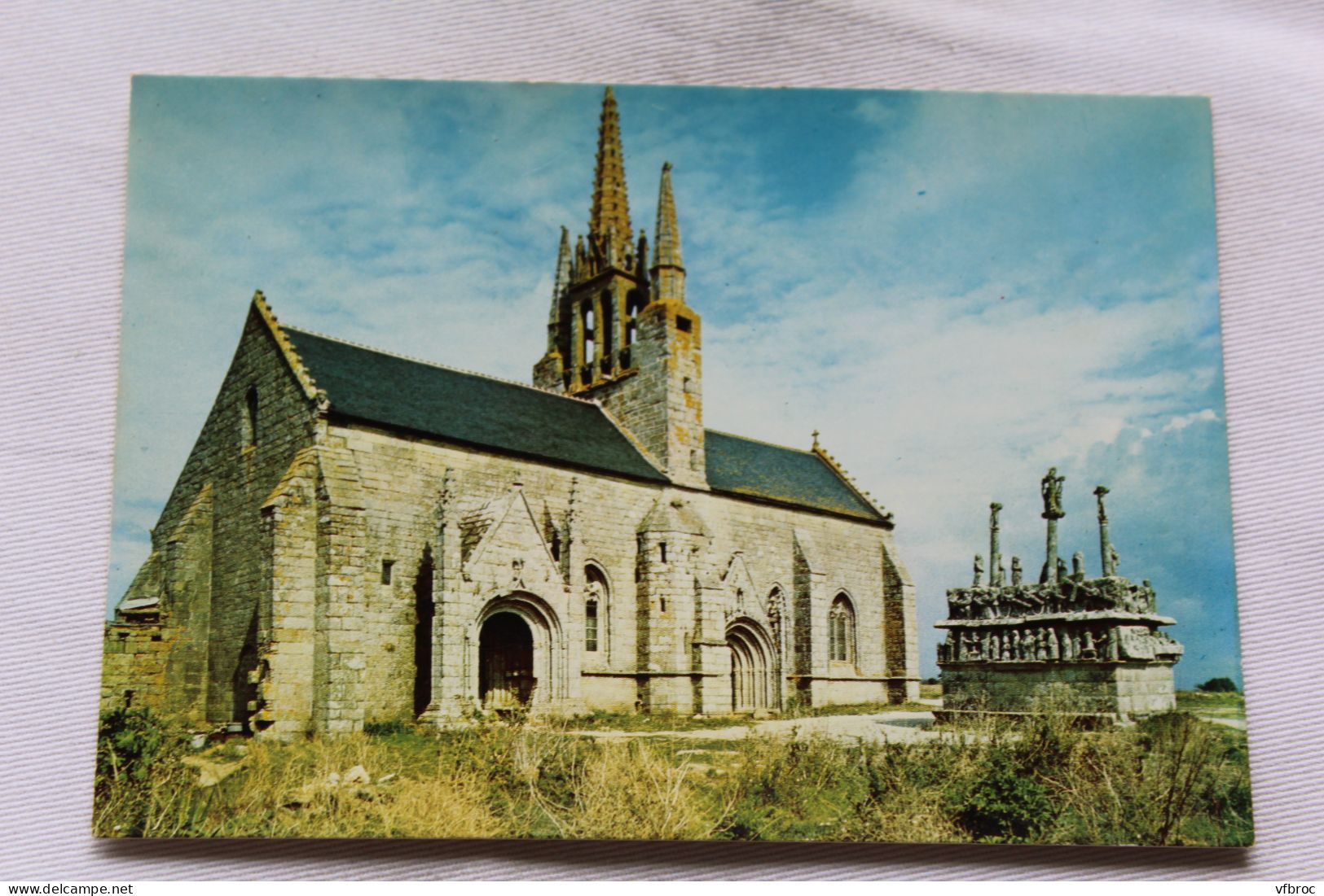 Cpm, Saint Jean Trolimon, le calvaire et la chapelle de Tronoen, Finistère 29