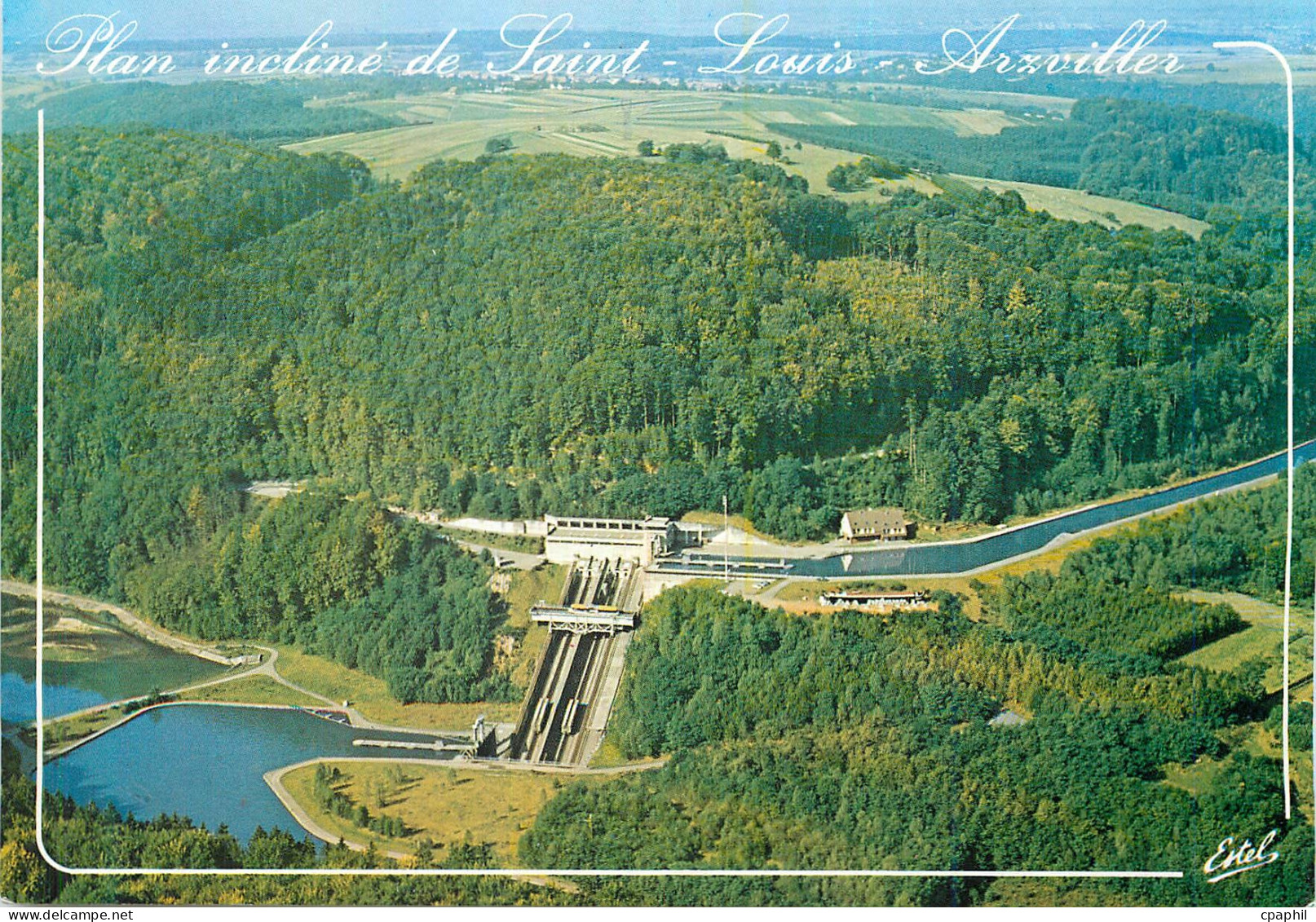 CPM Saint Louis Arzviller (Moselle) Canal de la Marne au Rhin