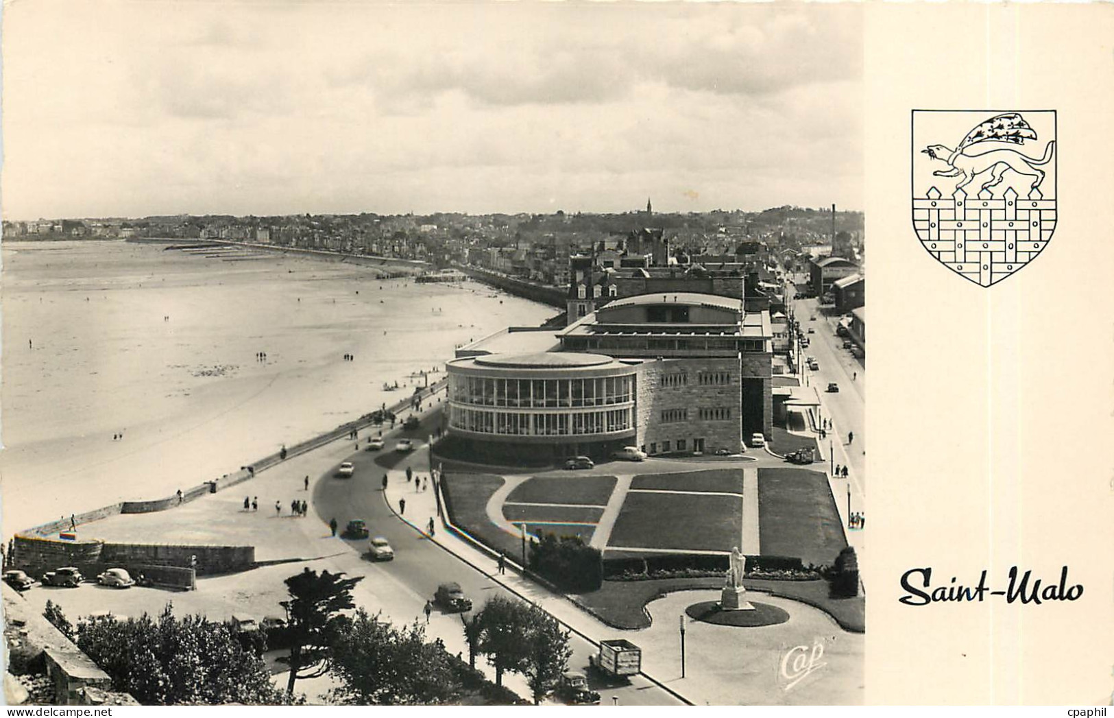 CPM Saint Malo L'esplanade Saint Vincent Le Sillon