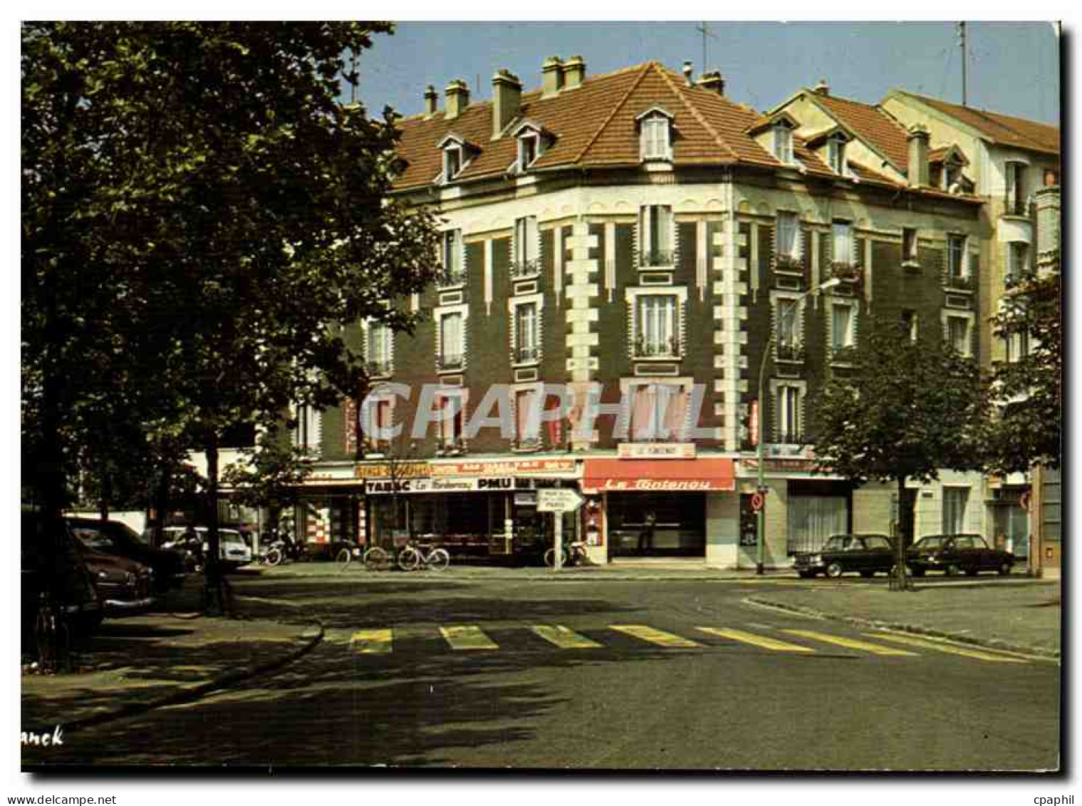 CPM Saint Maur des Fosses Tabac le Fontenoy place JF Kennedy
