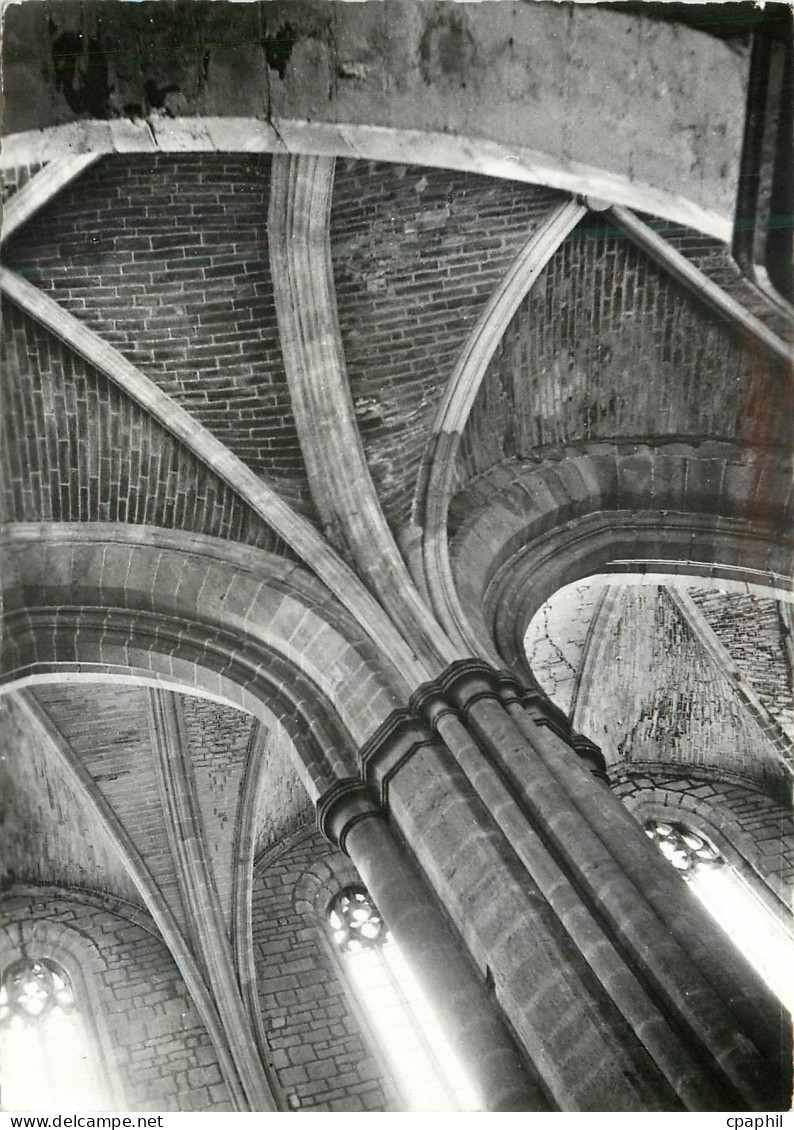 CPM Saint Maximin La Sainte Baume (Var) Basilique du XIIIeme Siecle Harmonie de Piliers et Voutes
