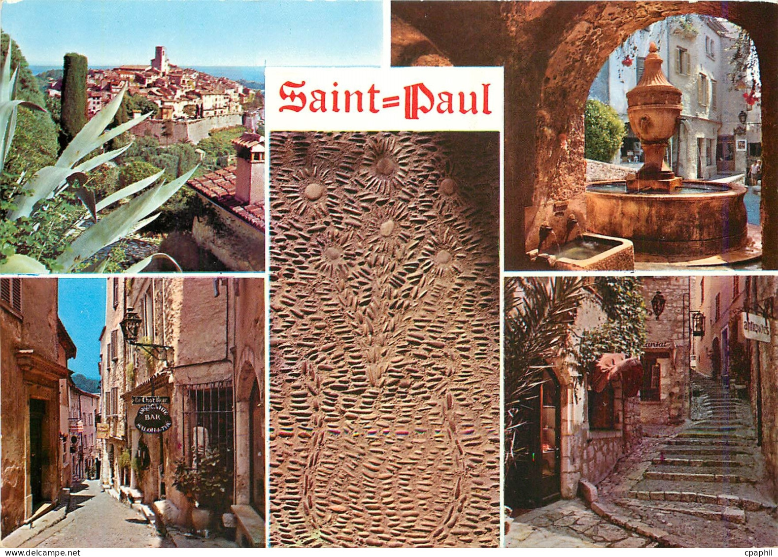 CPM Saint Paul Cote d'Azur Franch Riviera