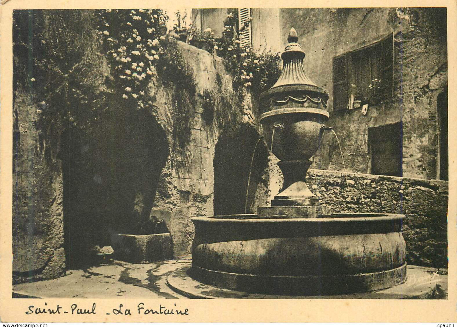 CPM Saint Paul La Fontaine La Cote d'Azur