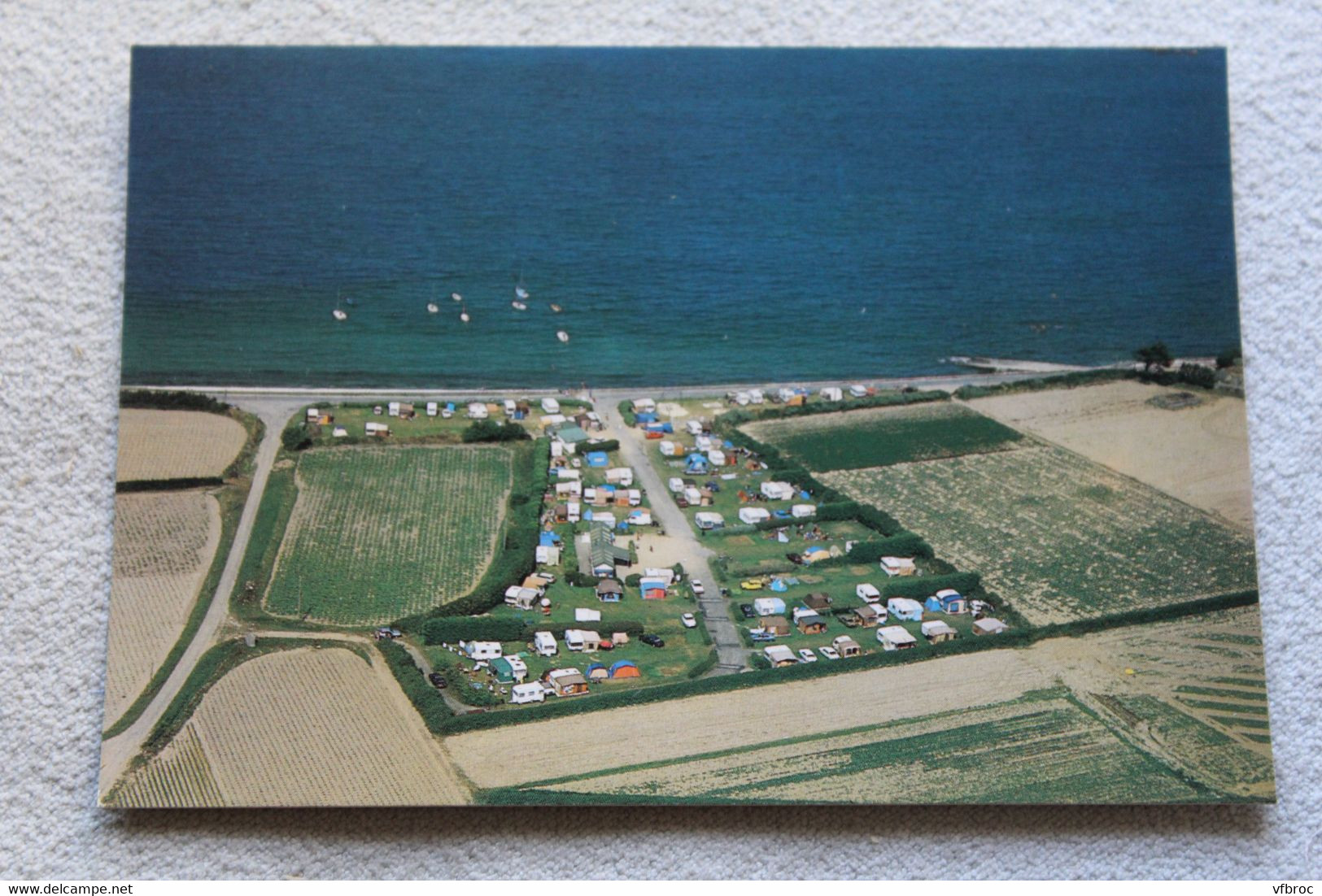 Cpm, Saint Pol de Leon, camping de Trologod, Finistère 29