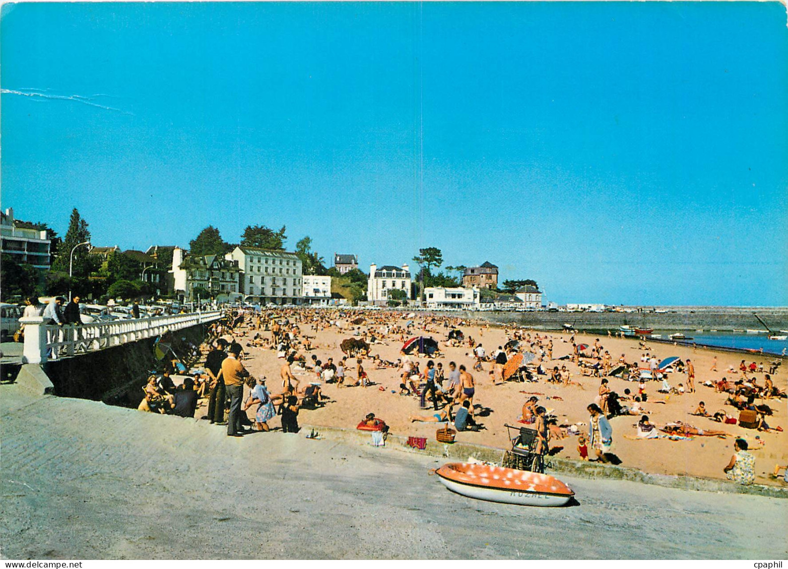 CPM Saint quay portrieux la plage du port