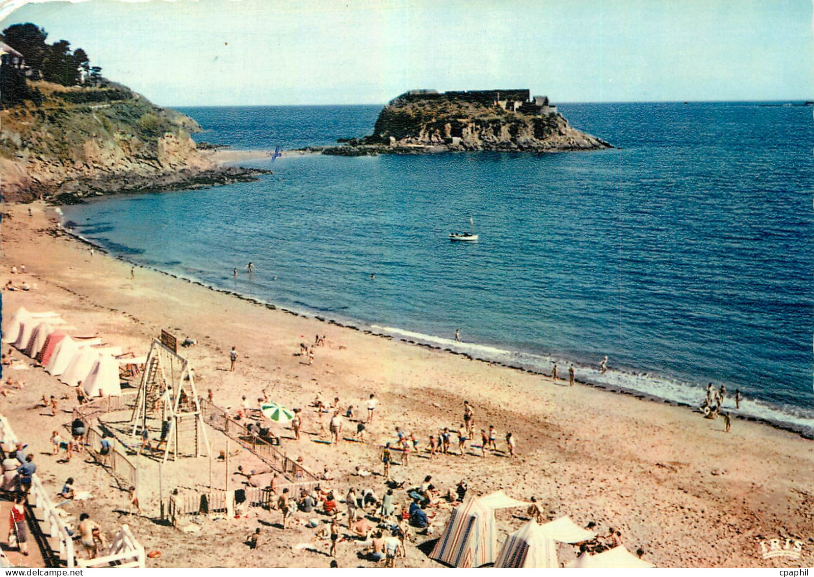 CPM Saint Quay Portrieux la Plage et l'IIle de la Comtesse  Enfants