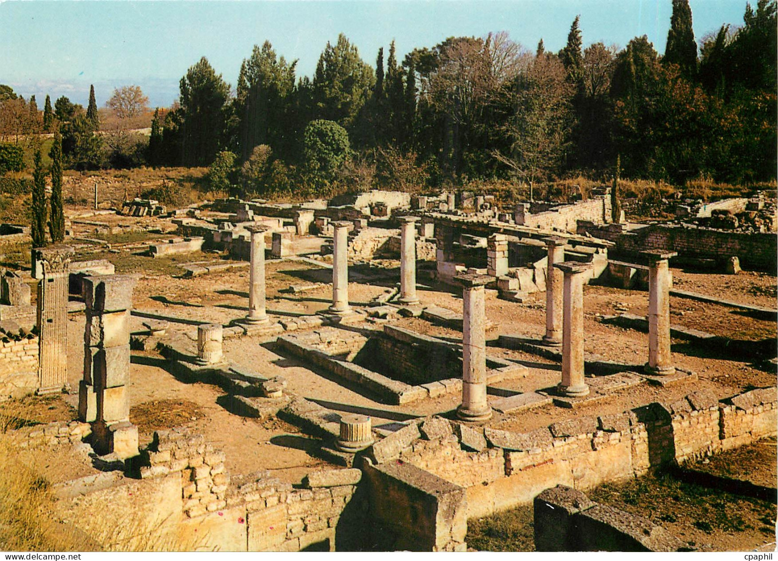 CPM Saint Remy de Provence Glanum Peristyle et citerne de la Maison des Antes
