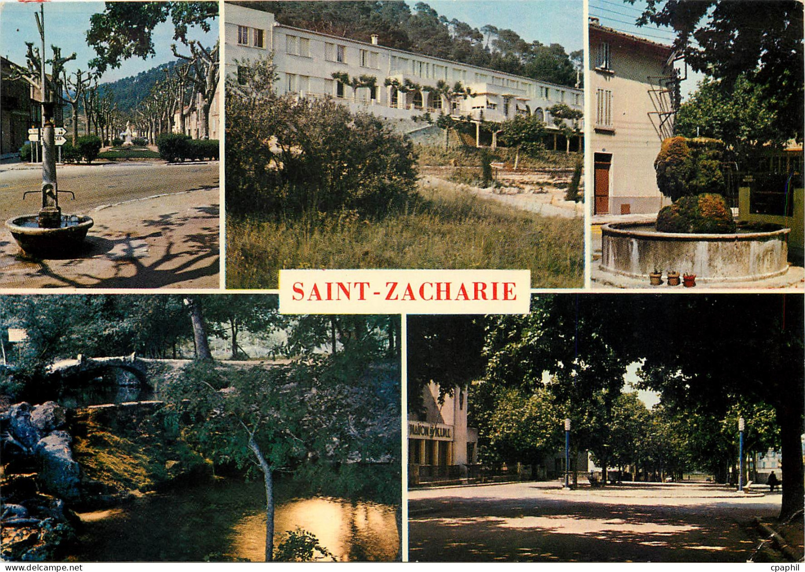 CPM Saint Zacharie Var Souvenir