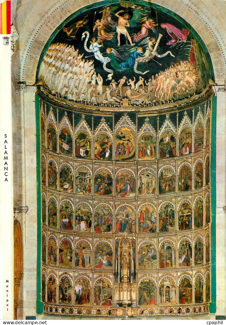 CPM Salamanca Retable Ancienne Cathedrale