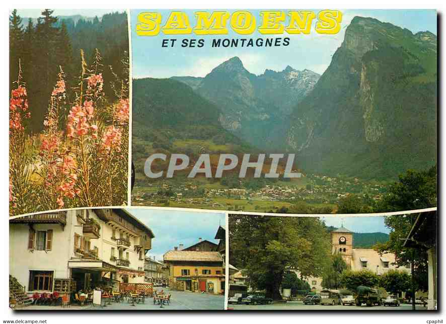 CPM Samoens (Haute Savoie) Alt de 700 a 1700 m