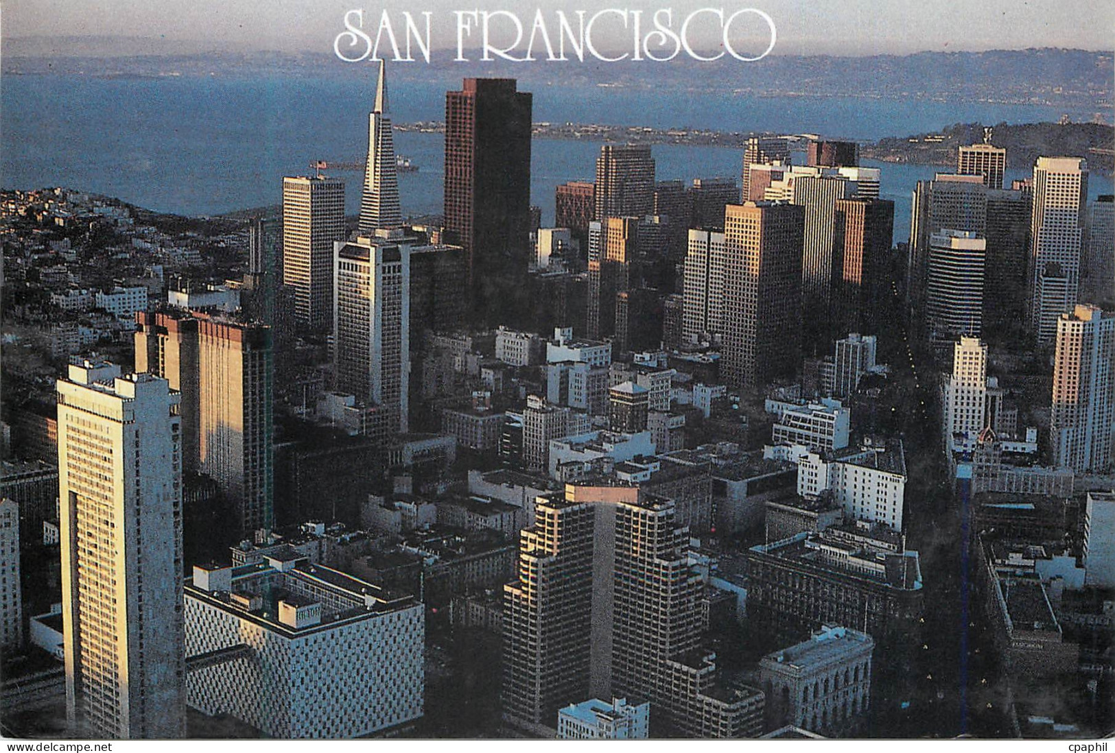 CPM San Francisco the afternoon sun sets on downtown San Francisco