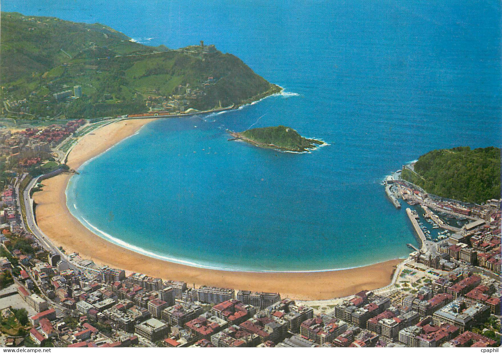 CPM San Sebastian Vue Aerienne