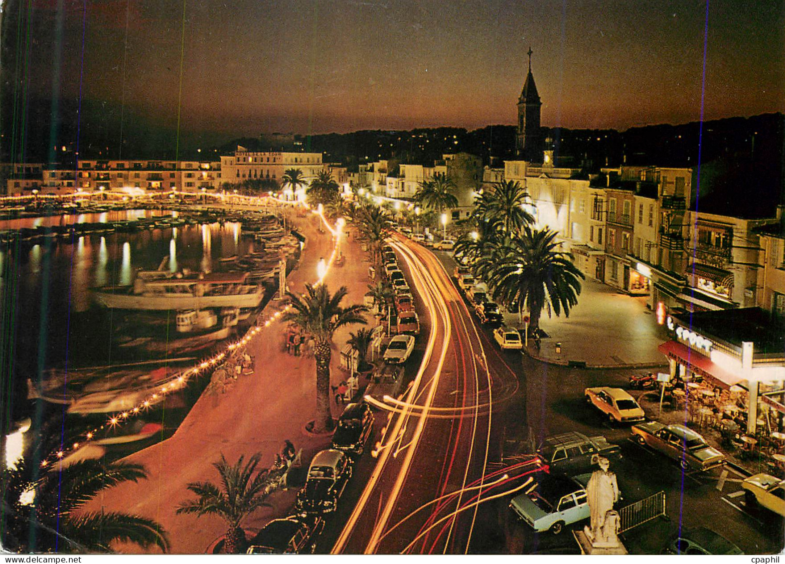 CPM Sanary sur Mer Le Port au crepuscule