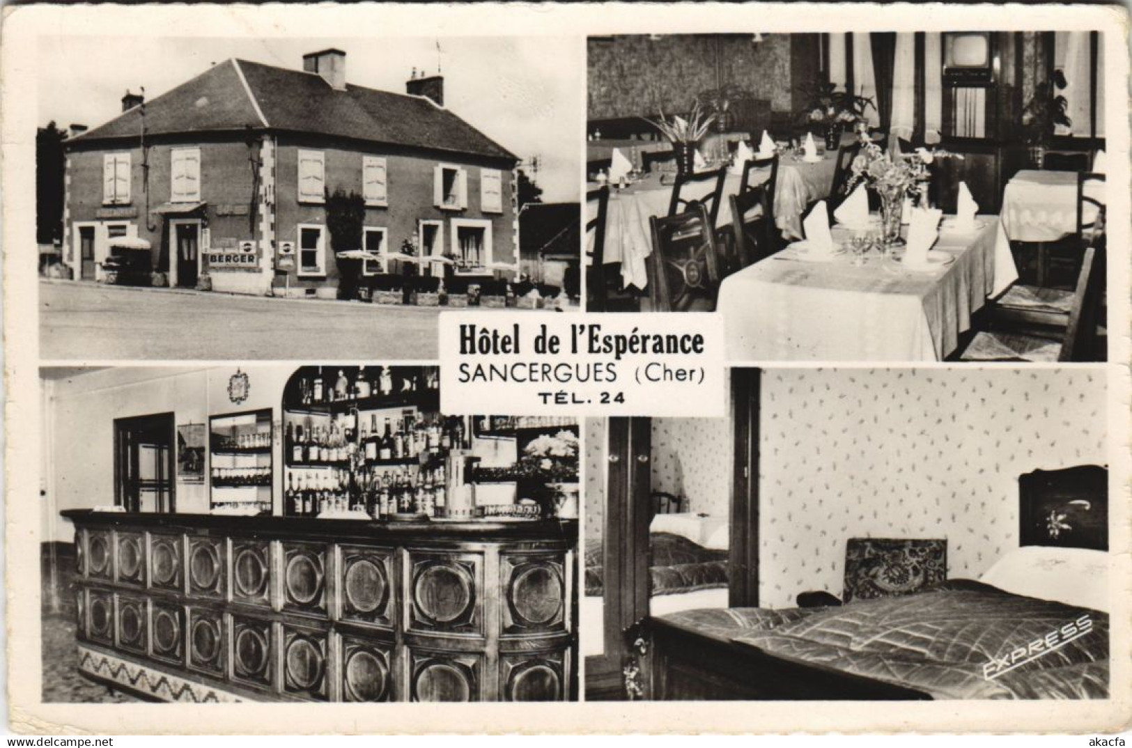 CPM Sancergues Hotel de I'Esperance (16014)