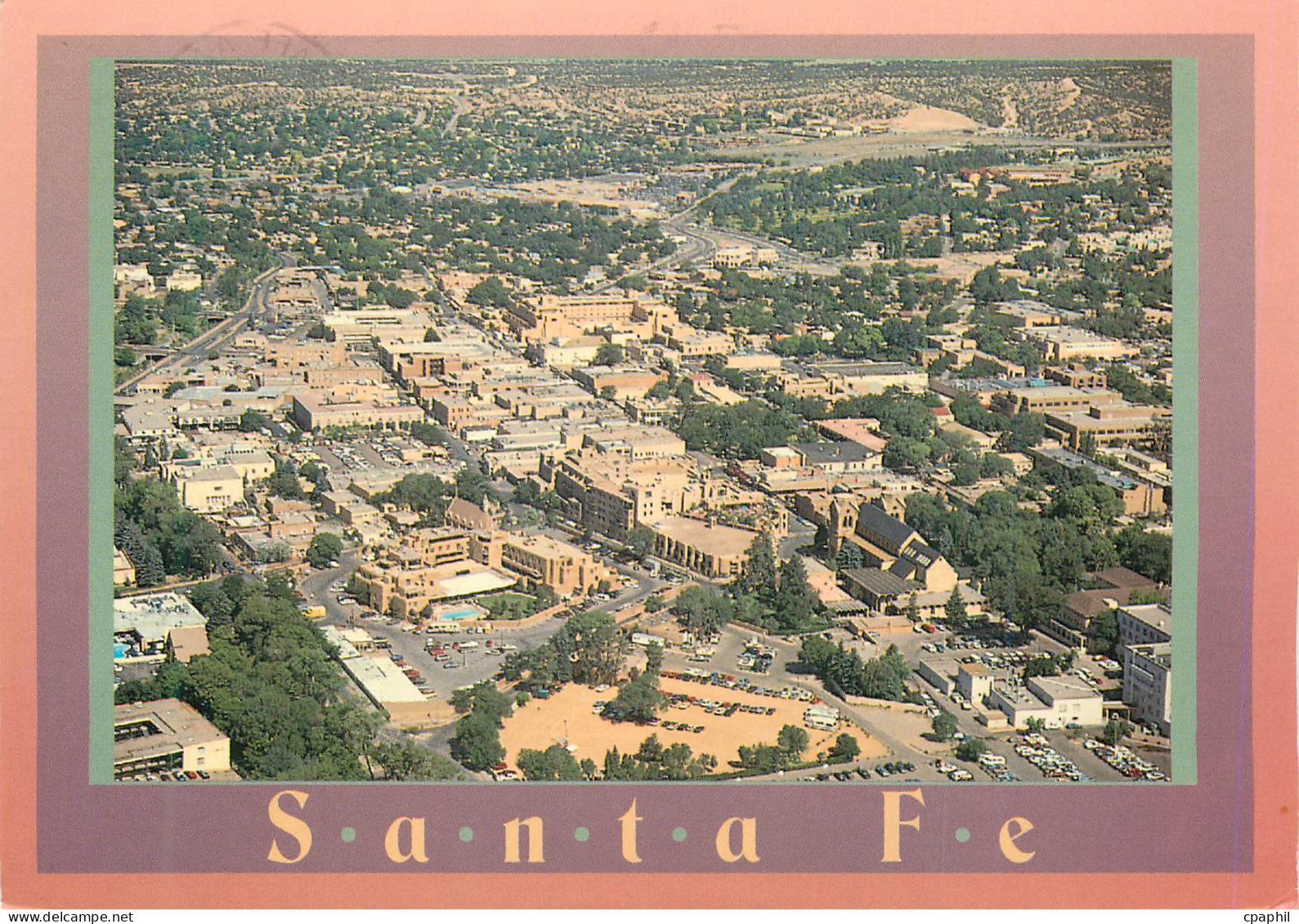 CPM Santa Fe aerial view of Santa Fe New Mexico