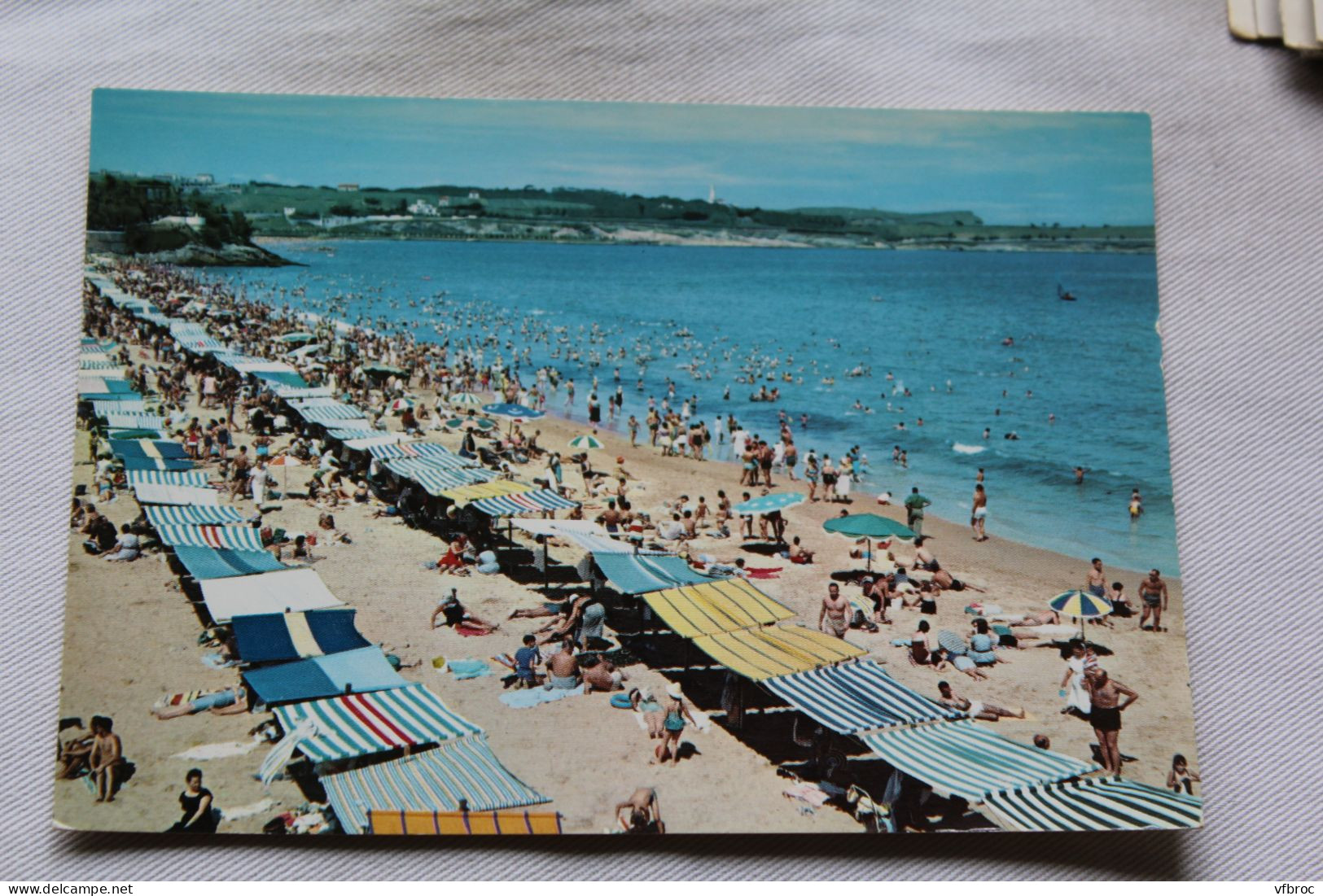 Cpm, Santander, el Sardinero, primera playa, Espagne