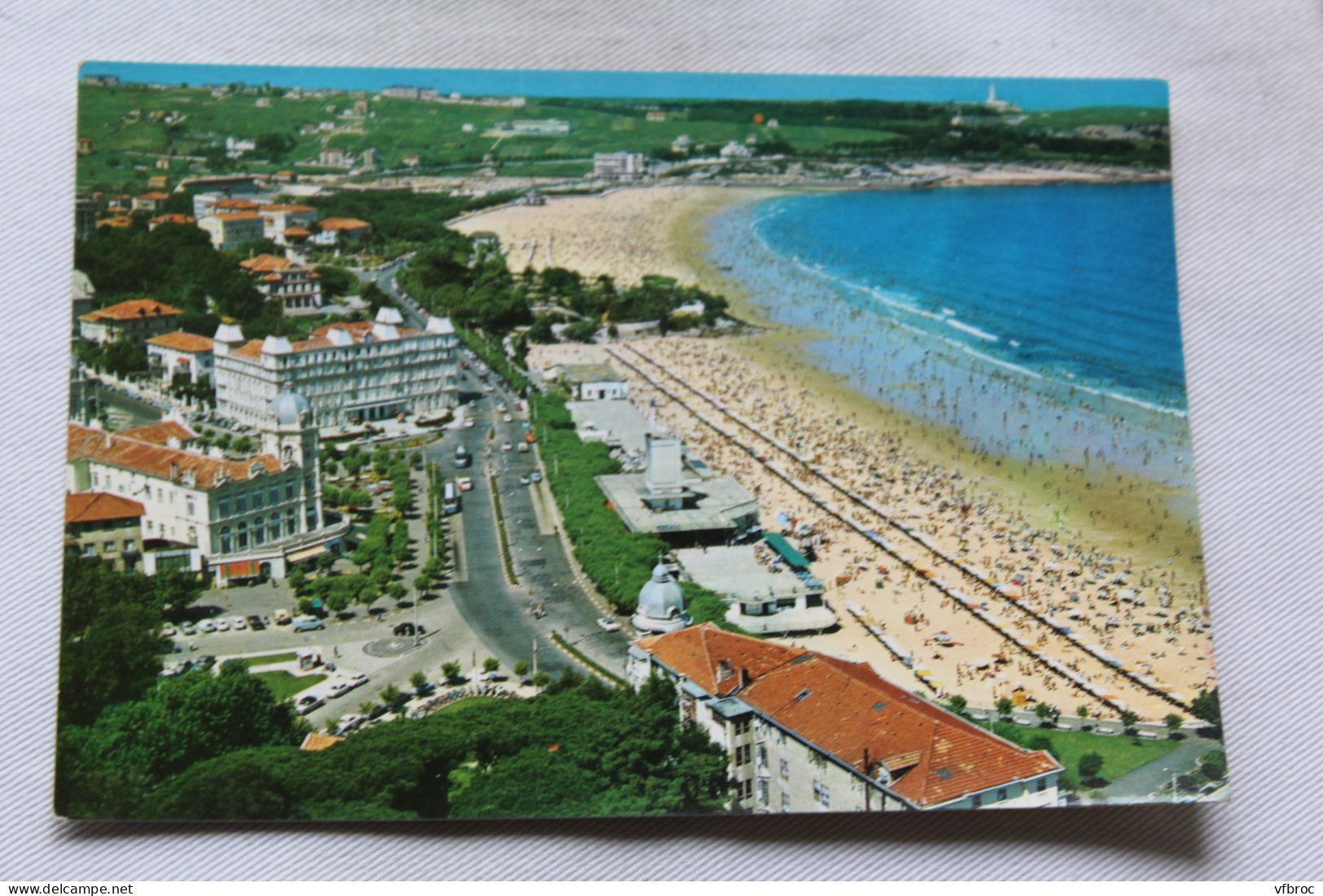 Cpm, Santander, vista parcial del Sardinero, Espagne