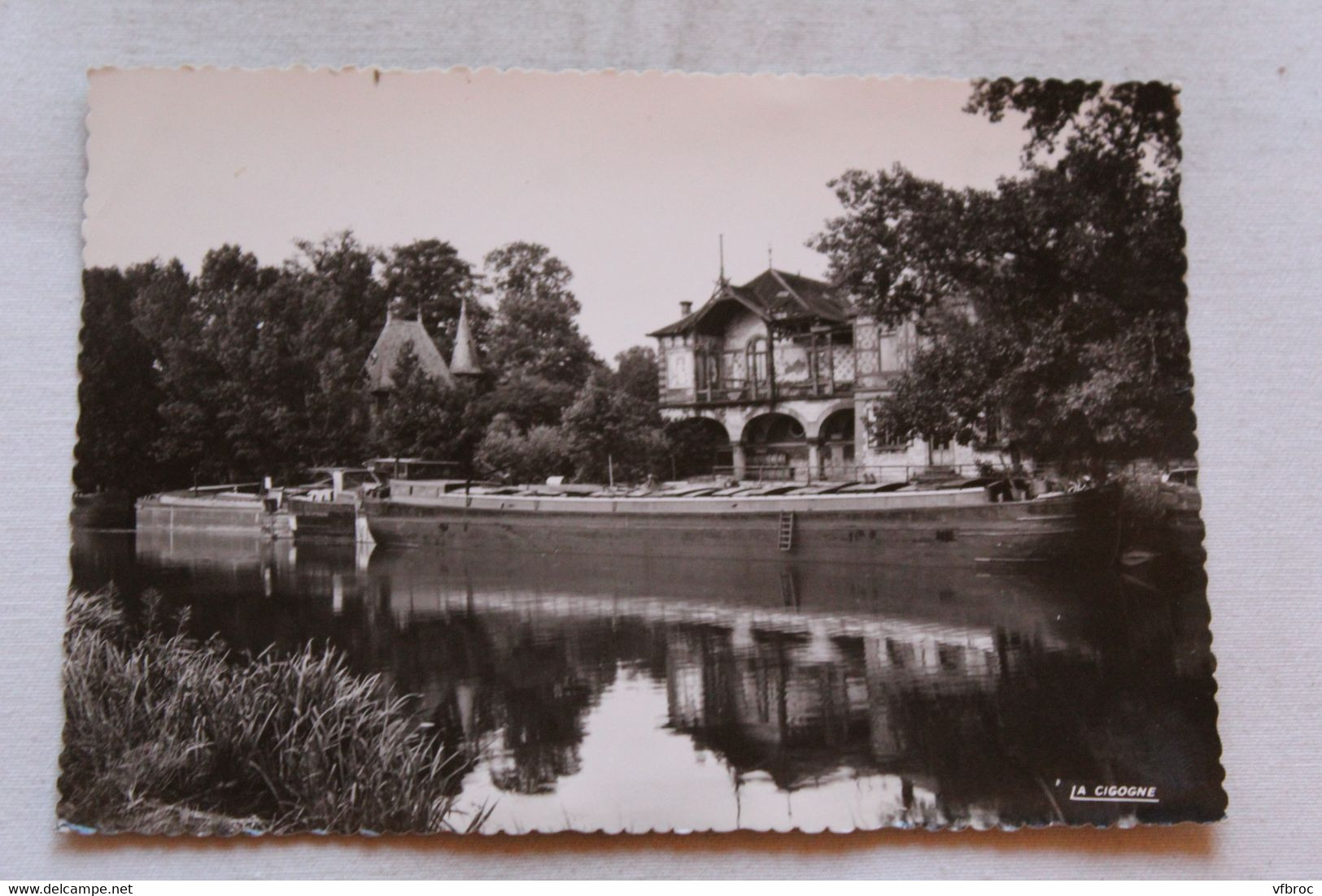 Cpm, Sarreguemines, le casino de la Faïencerie, Moselle 57