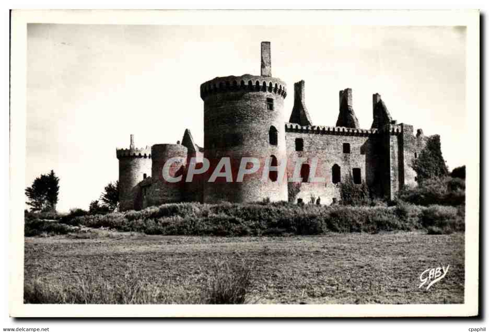 CPM Sarzeau Penvins Chateau de Sucinion Tour neuve Courtines Nord et Ouest