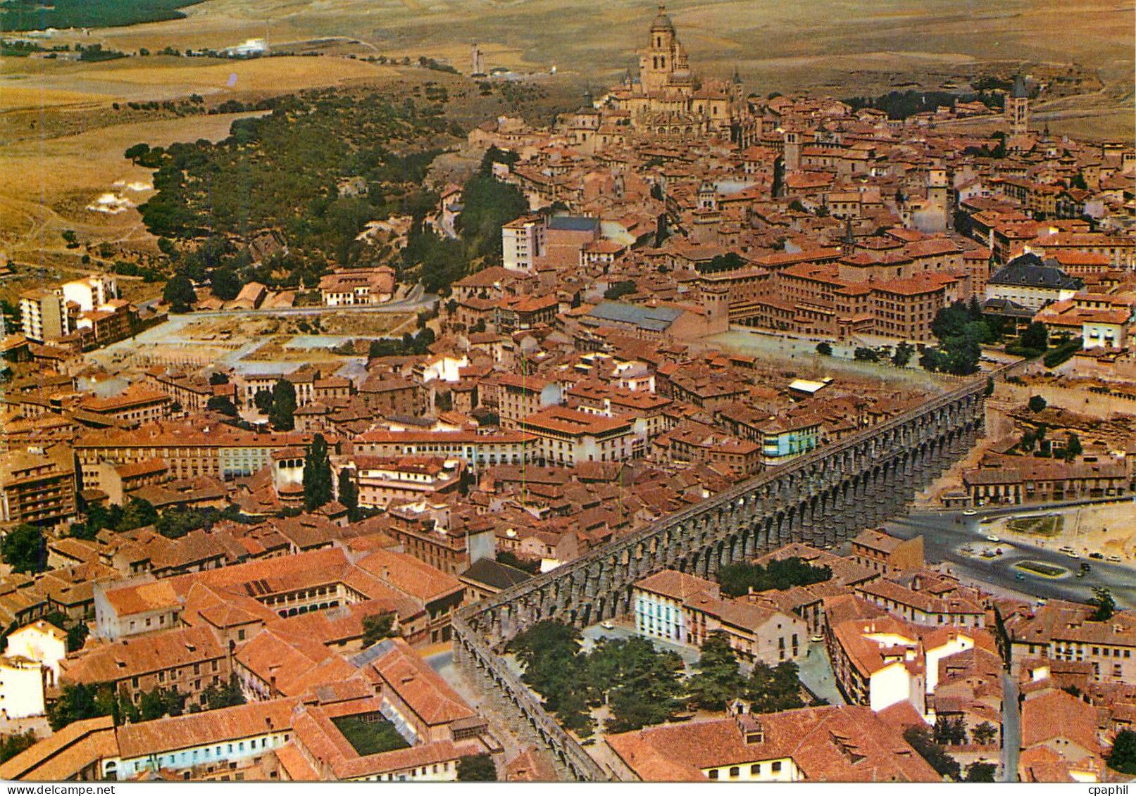 CPM Segovia vue aerienne