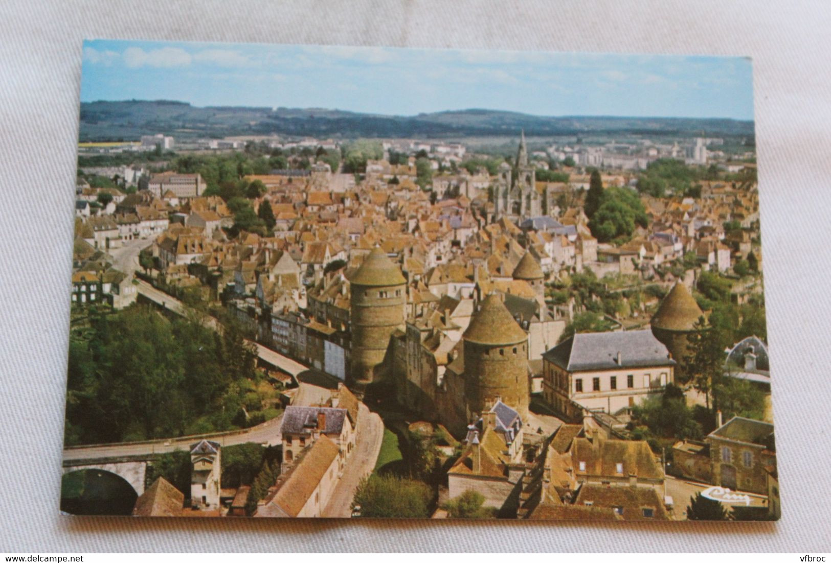 Cpm, Semur en Auxois, vue aérienne, Cote d'Or 21