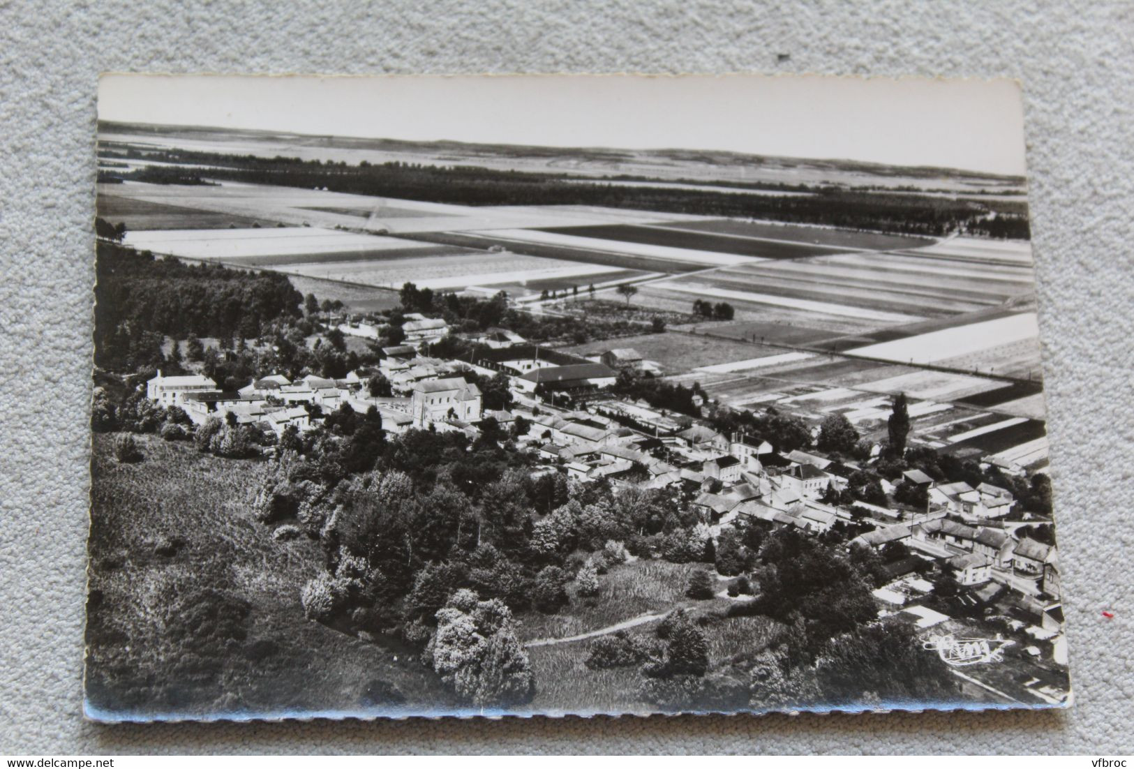 Cpm, Sept Saulx, vue générale aérienne, Marne 51