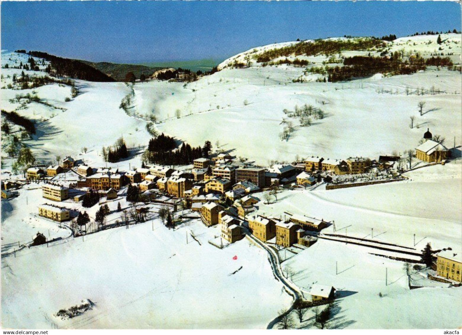 CPM Septmoncel Le village sous la neige FRANCE (1336751)