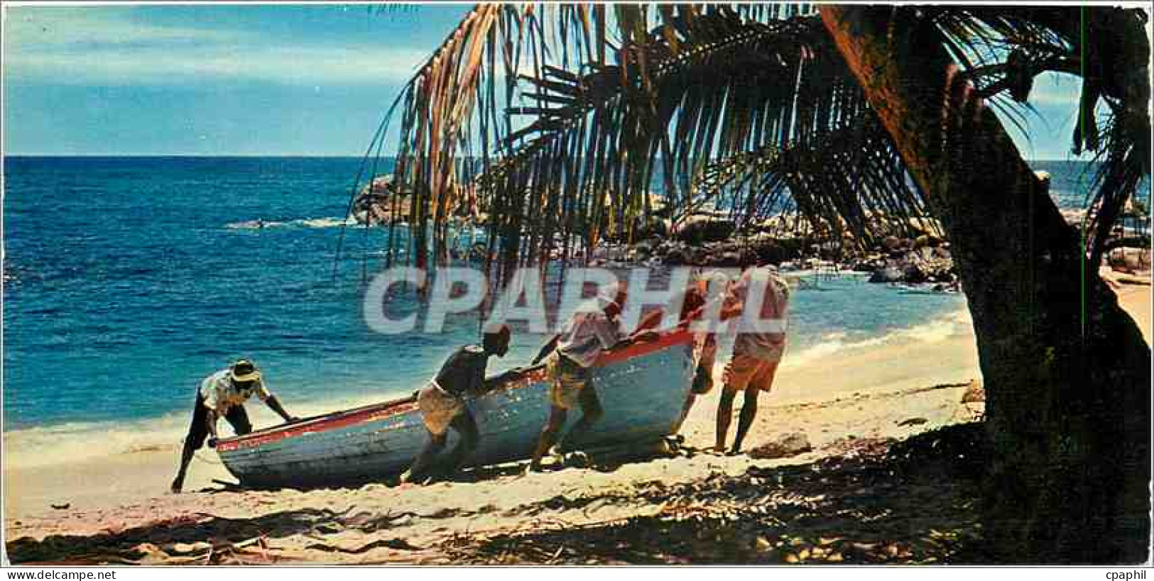 CPM Seychelles Islands La fin de la journee des pecheurs