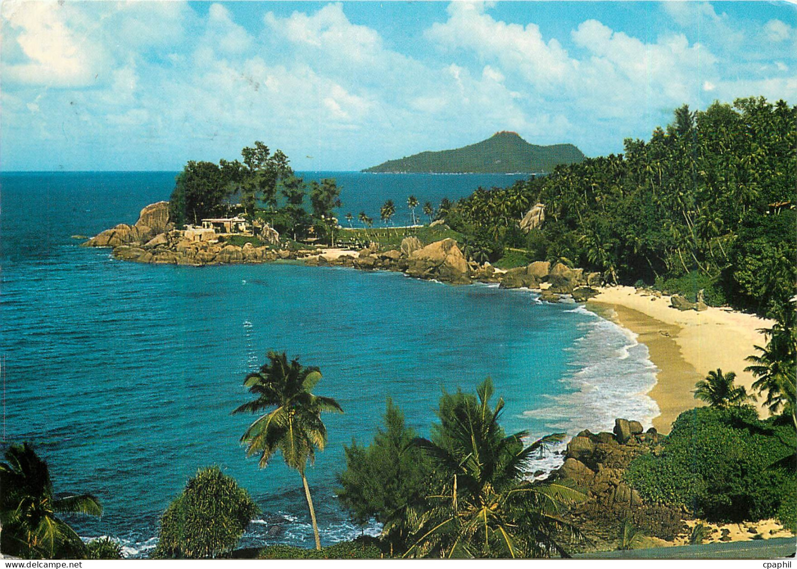 CPM Seychelles Plage Carana