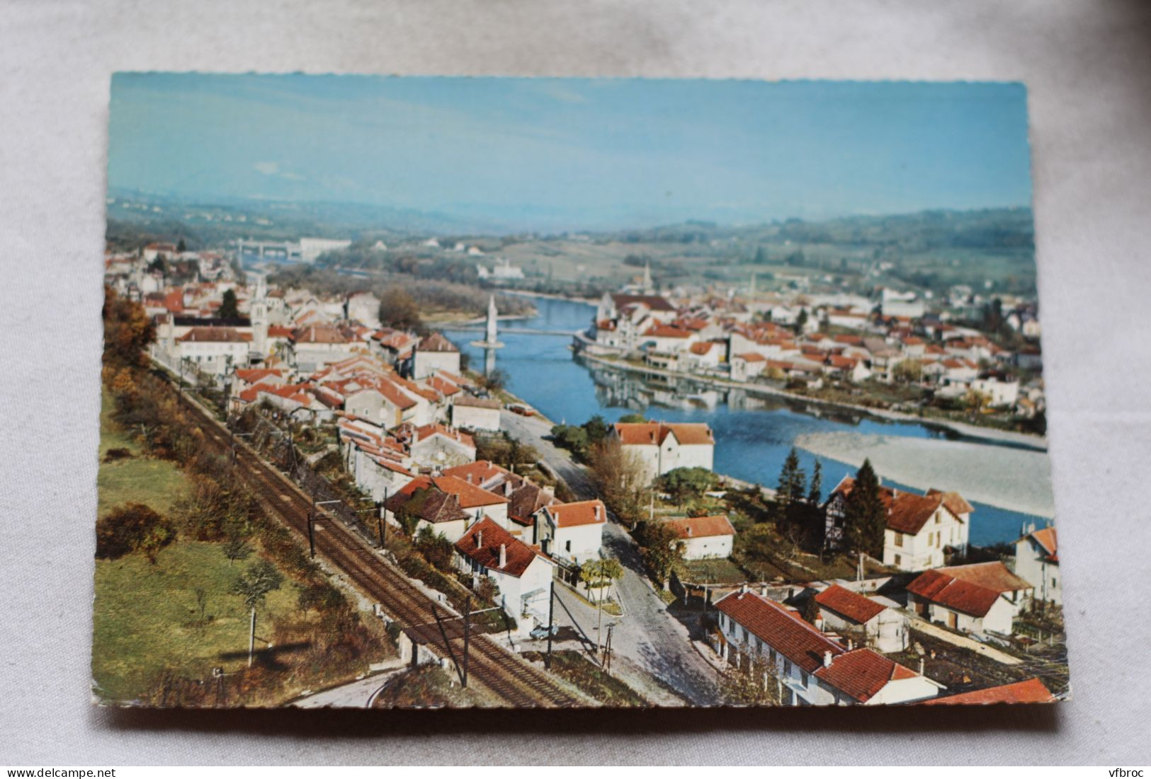 Cpm, Seyssel, vue générale aérienne, Ain 01