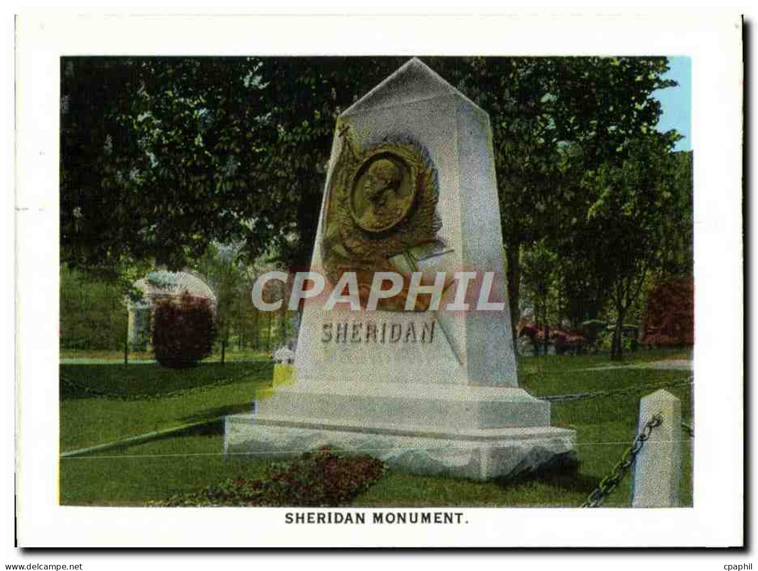 CPM Sheridan Monument Rough Riders monument