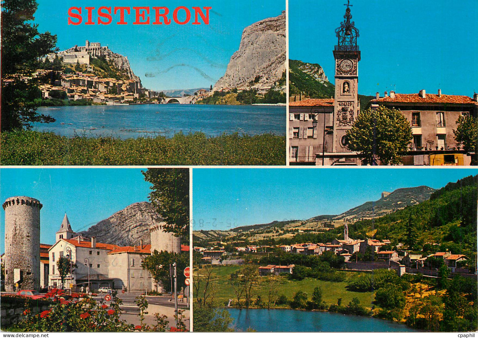 CPM Sisteron Alpes de Haute Provence Sisteron (Alt 485 m) Vue sur la Cite