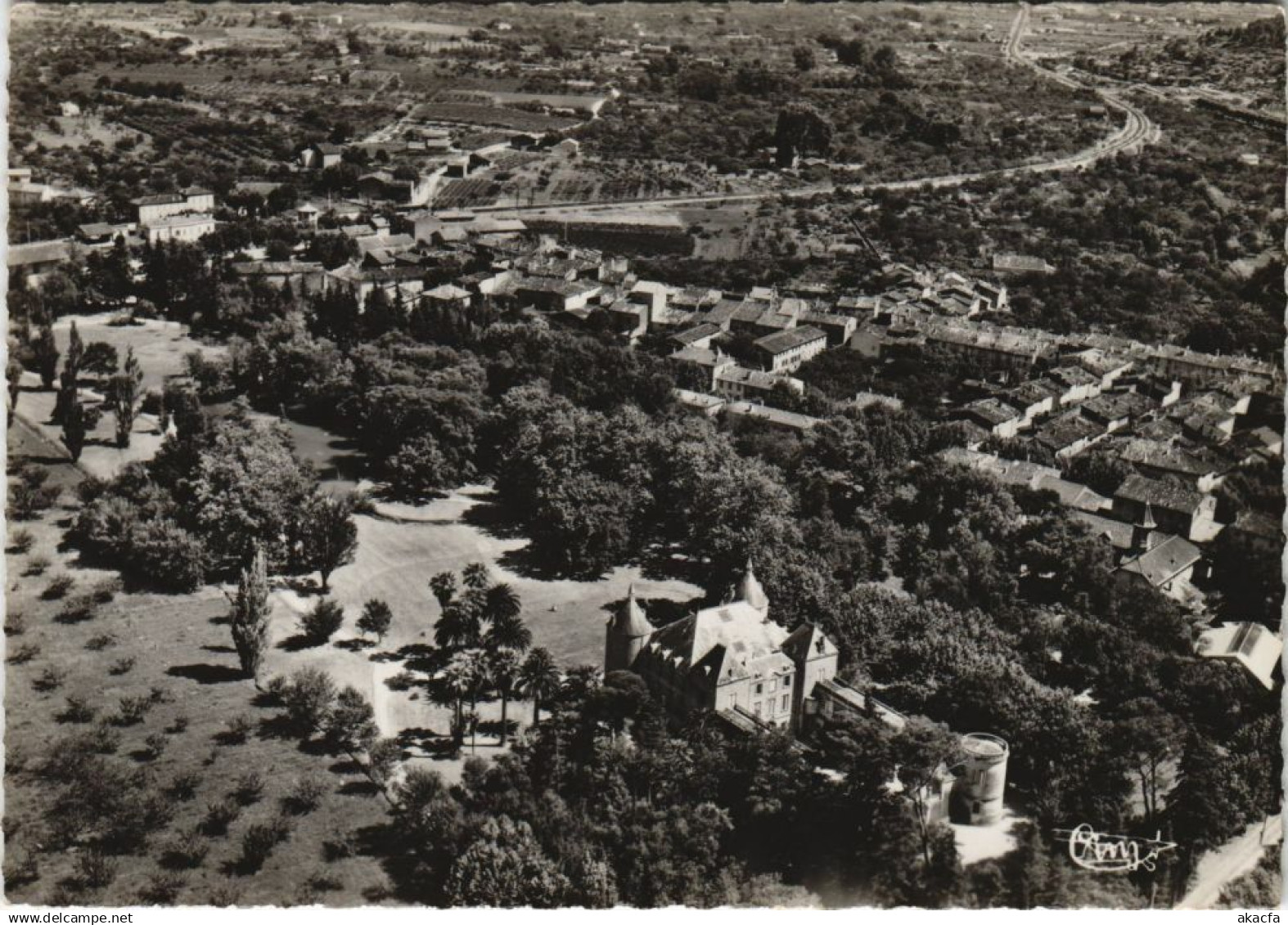 CPM SOLLIES-PONT Vue Generale Aerienne - Le Chateau (1113290)