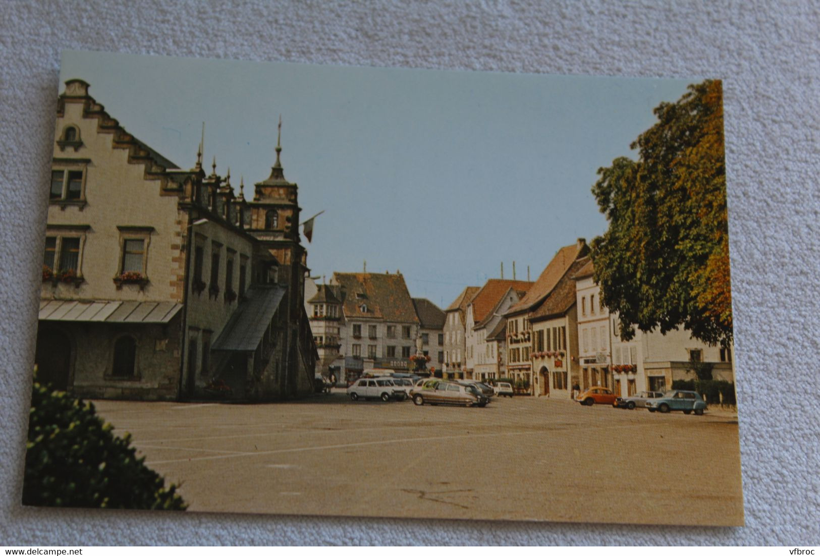Cpm, Soultz, place de la mairie, Alsace, haut Rhin 68