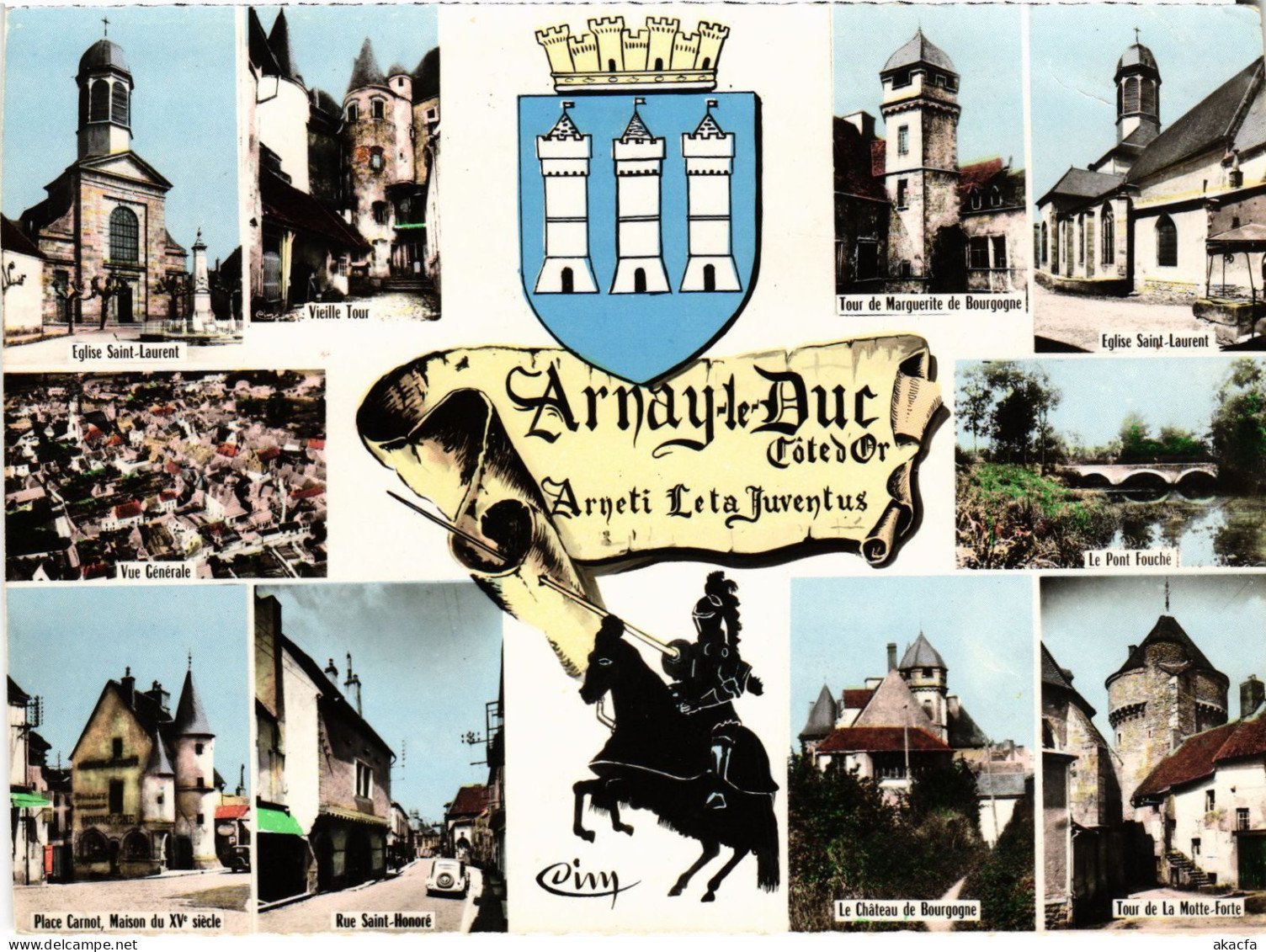 CPM Souvenir de Arnay le Duc FRANCE (1376176)